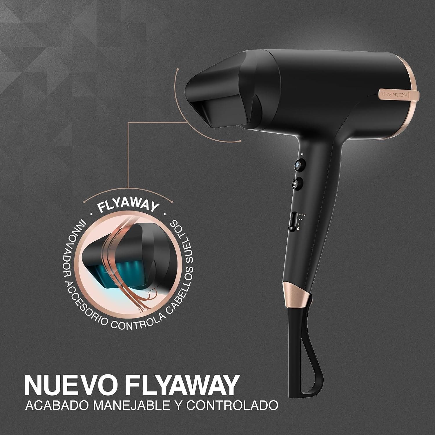 Secadora Pelo Remington D31A One Flyaway Control Pelo Suelto — imagen 6