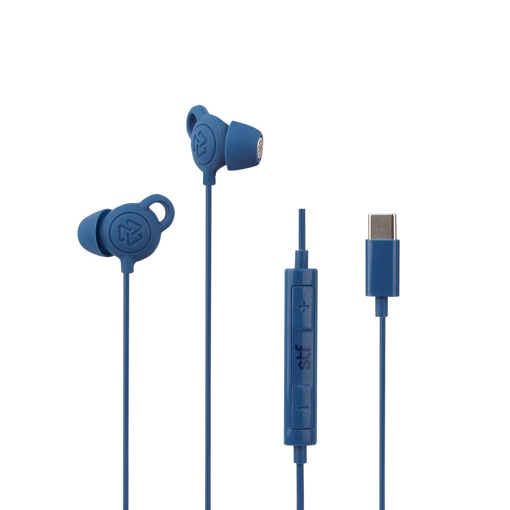 Audifonos alámbricos In-Ear STF Gravity: Tipo C, Micrófono, Azul — imagen 4