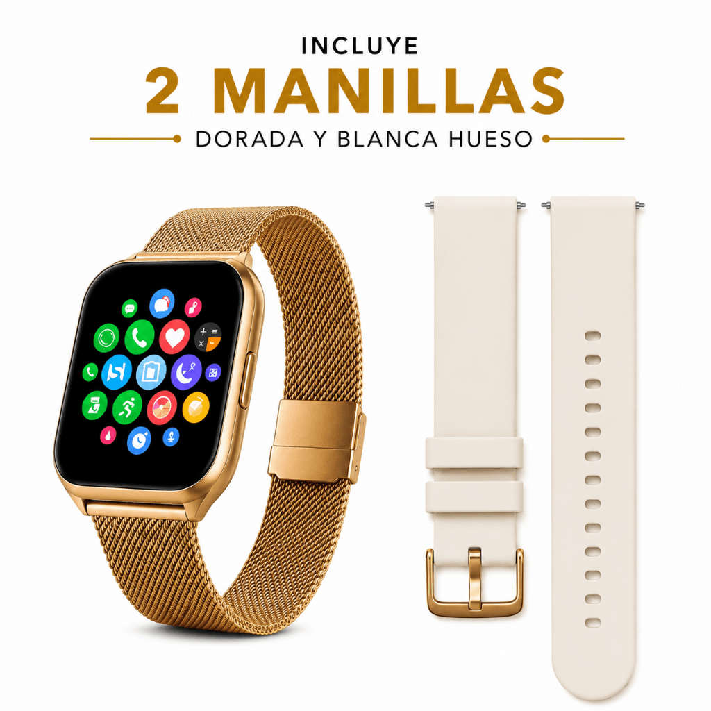 BOCINA XIAOMI SOUND POCKET (ROSA)+ SMARTWATCH FILWANS GTS MINI (DORADA) + AUDIFONOS G-TIDE OWS8 (ROSA) — imagen 7