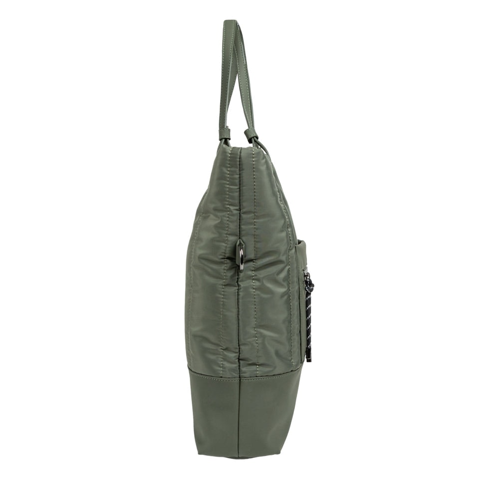 Bolsa CoolCapital Tote Bag Fuji: Laptop 14", Resistente y Ajustable, Verde — imagen 10
