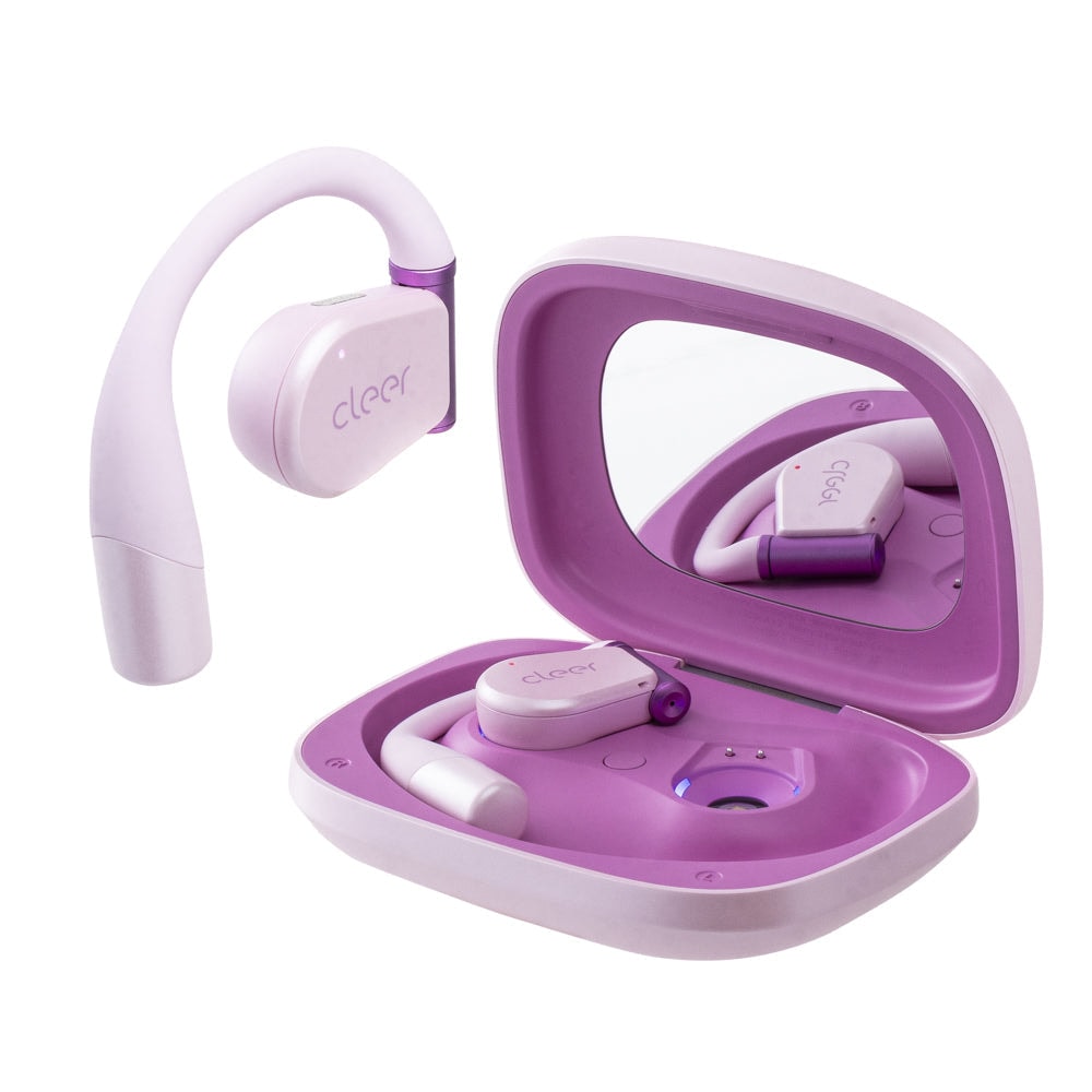Audifonos Cleer ARC 3 Open-Ear: Sonido Hi-Res, Dolby Atmos, 50h Batería, IPX7 rosa — imagen 7