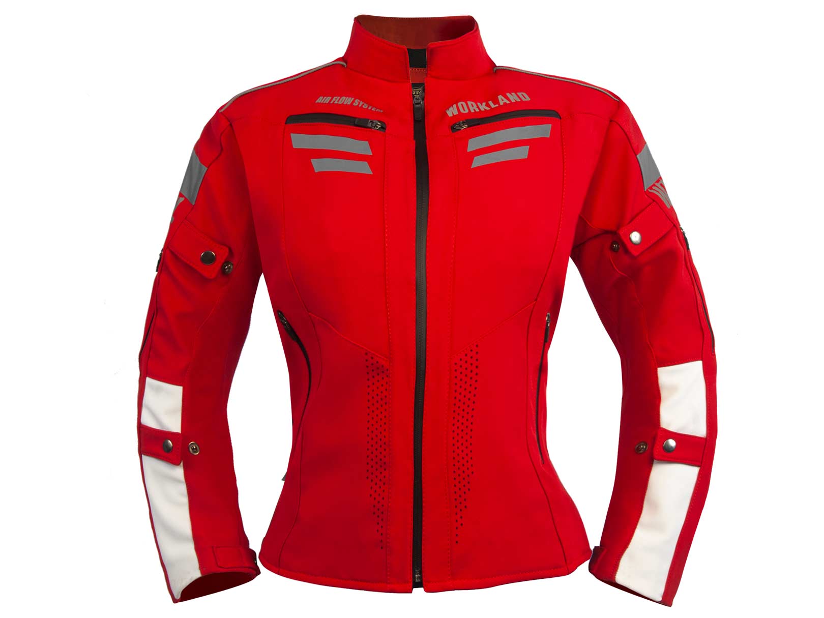 Chamarra moto mujer impermeable protecciones biker WKL 85 RO — imagen 8