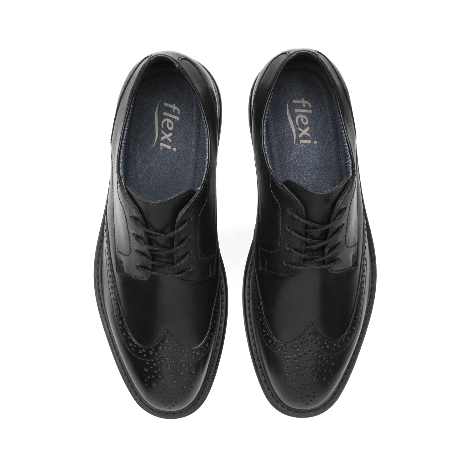Zapato Flexi Agujetas Hombre Casual Negro Caballero — imagen 7
