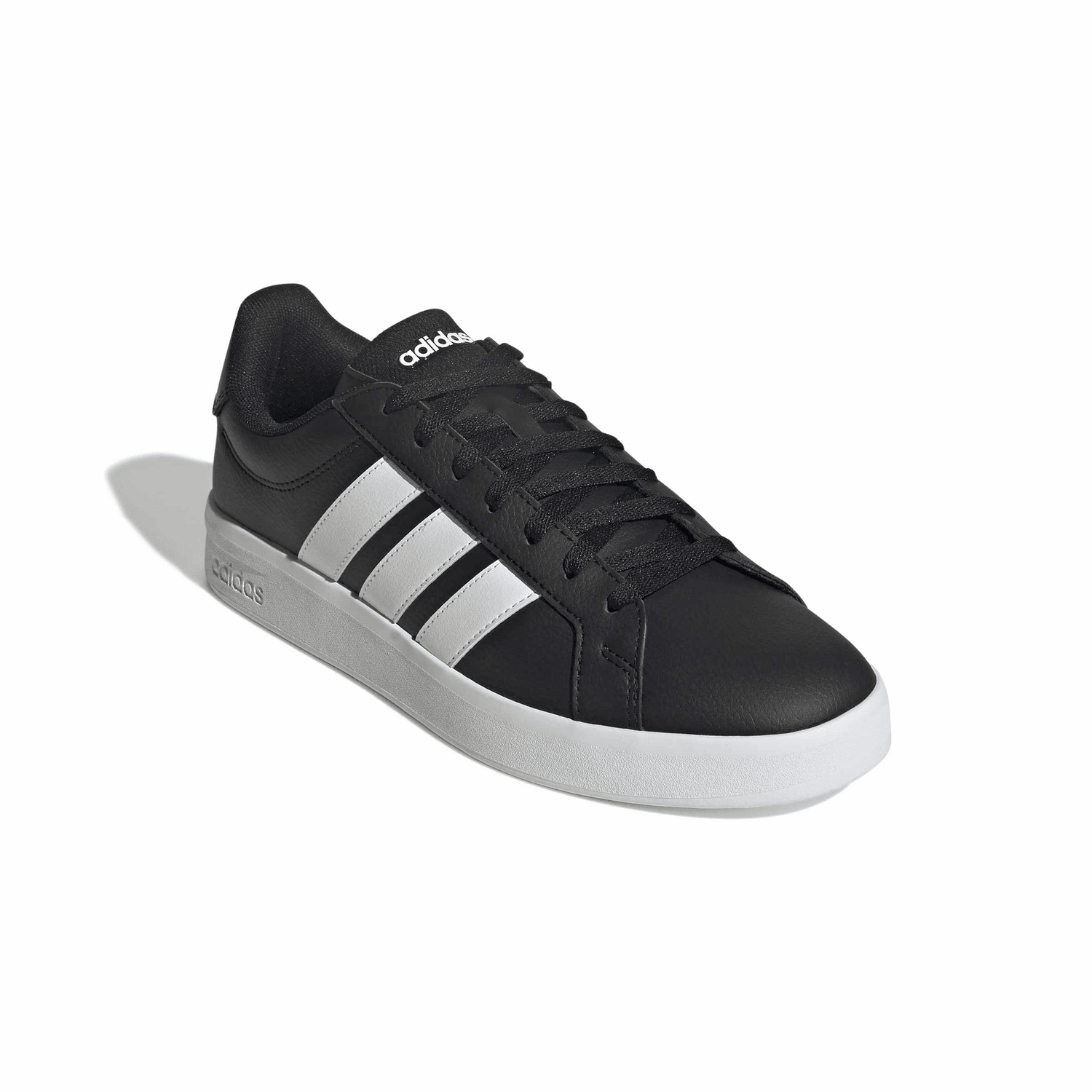 Tenis Adidas Grand Court Base 3.0 Hombre Casual Urbano Negro Caballero — imagen 2