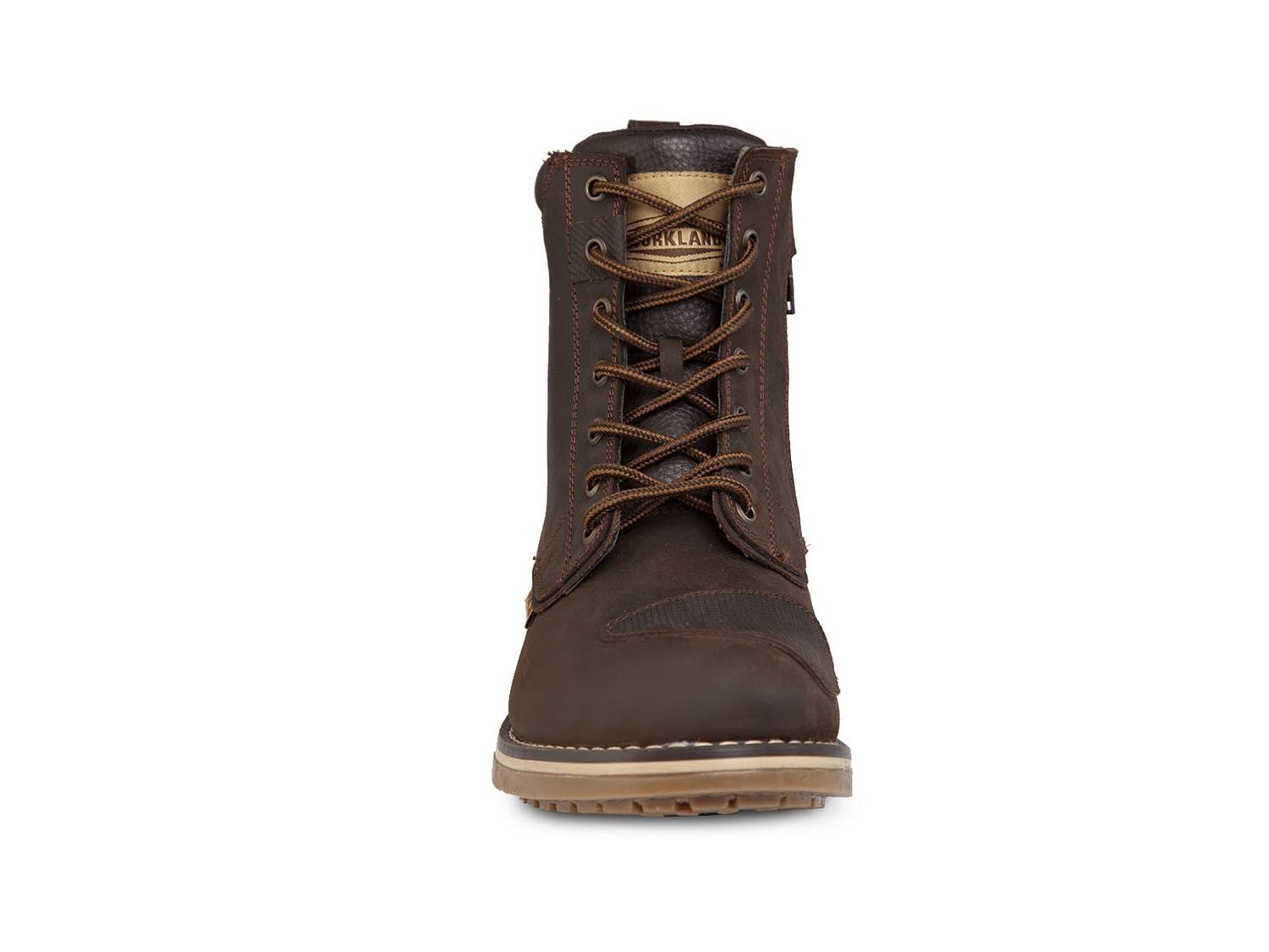 Bota hombre Moto Botin Trabajo biker WORKLAND 89738 Café — imagen 3