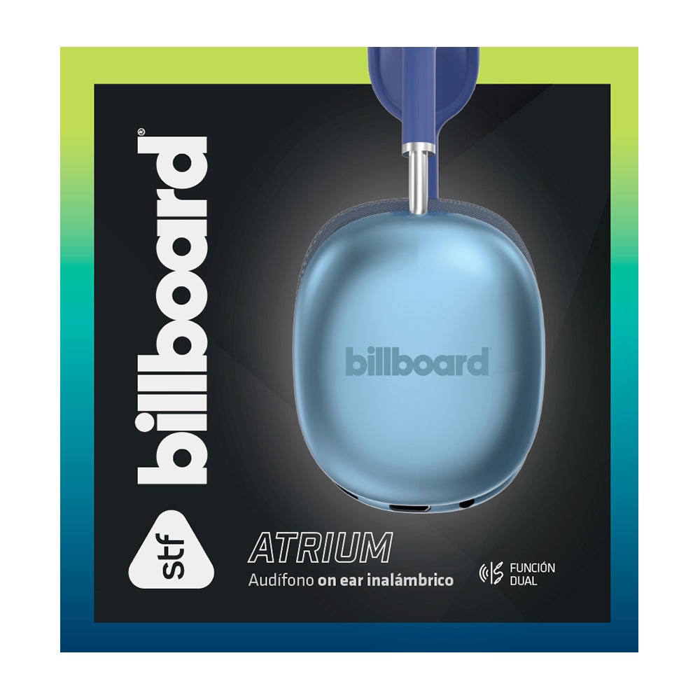 Audífonos Inalámbricos On Ear Atrium STF Billboard 8hrs Uso Azul — imagen 5
