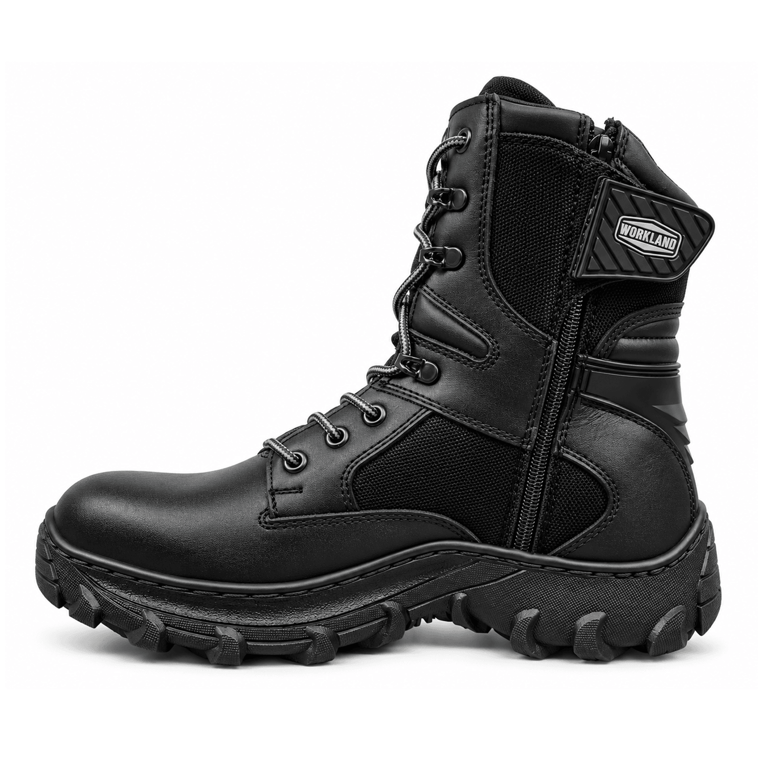 Bota Tactica Policia Militar Hombre Negro Workland 76209 — imagen 4