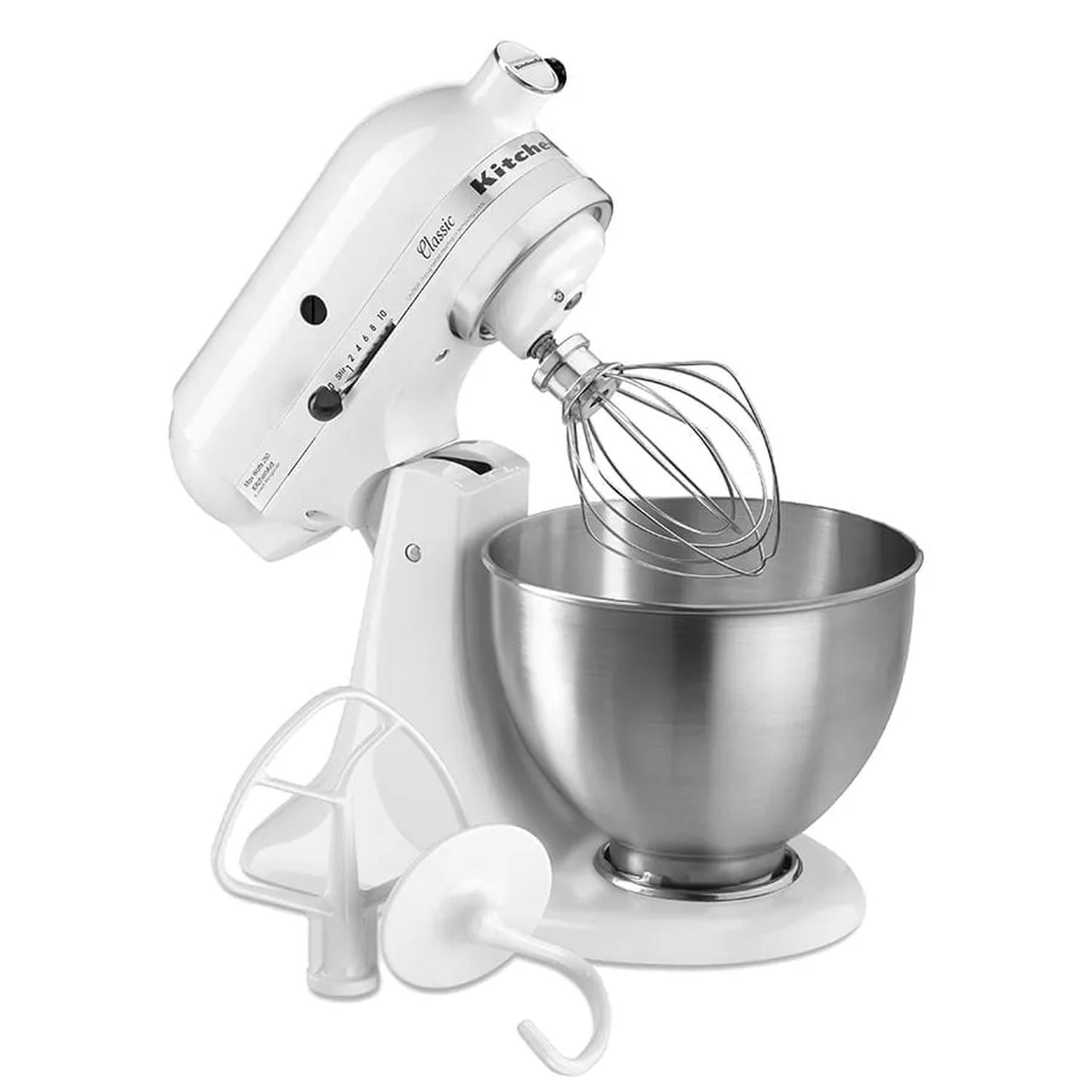 Batidora de Pedestal KitchenAid K45SSWH 10 Velocidades — imagen 3
