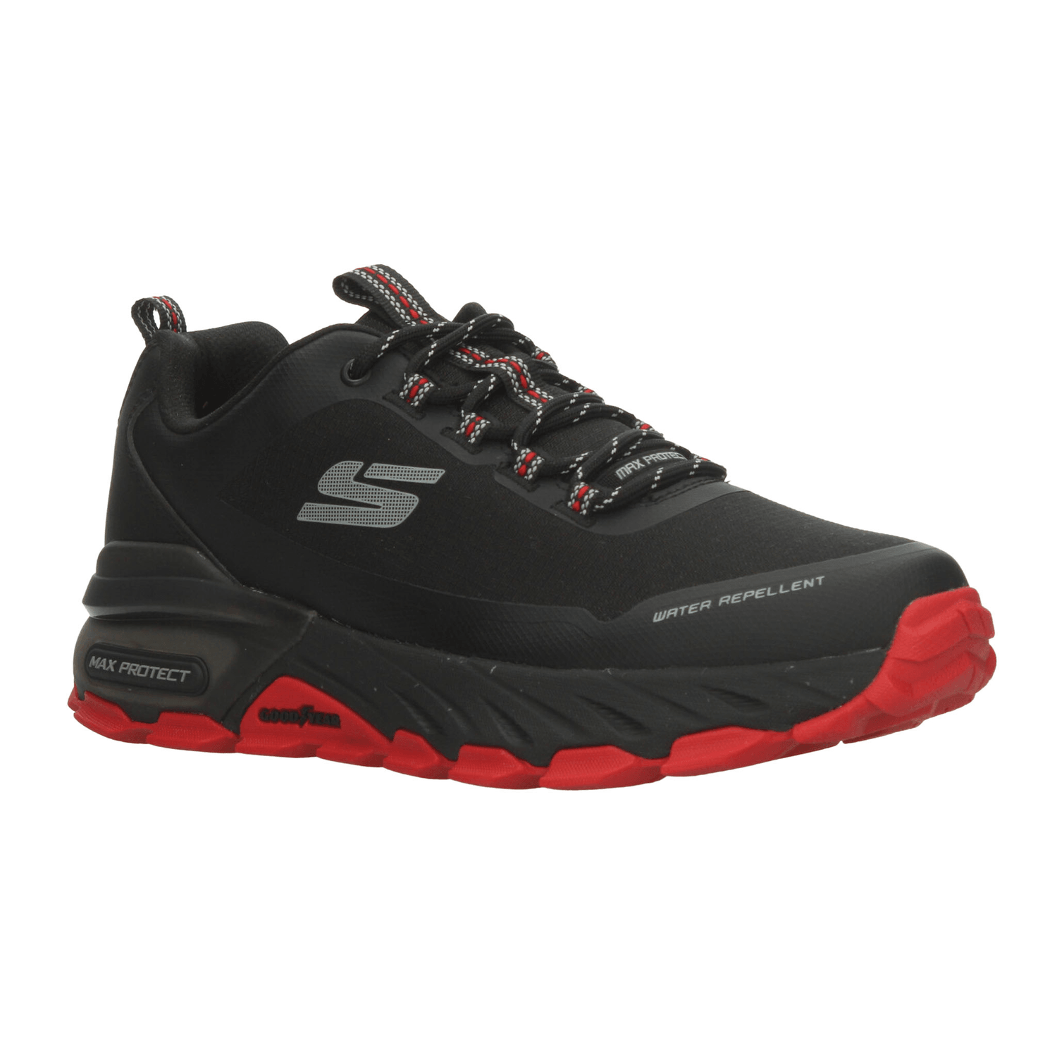 Tenis Skechers MAX Protect Promote Hombre Negro Senderismo Caballero — imagen 3