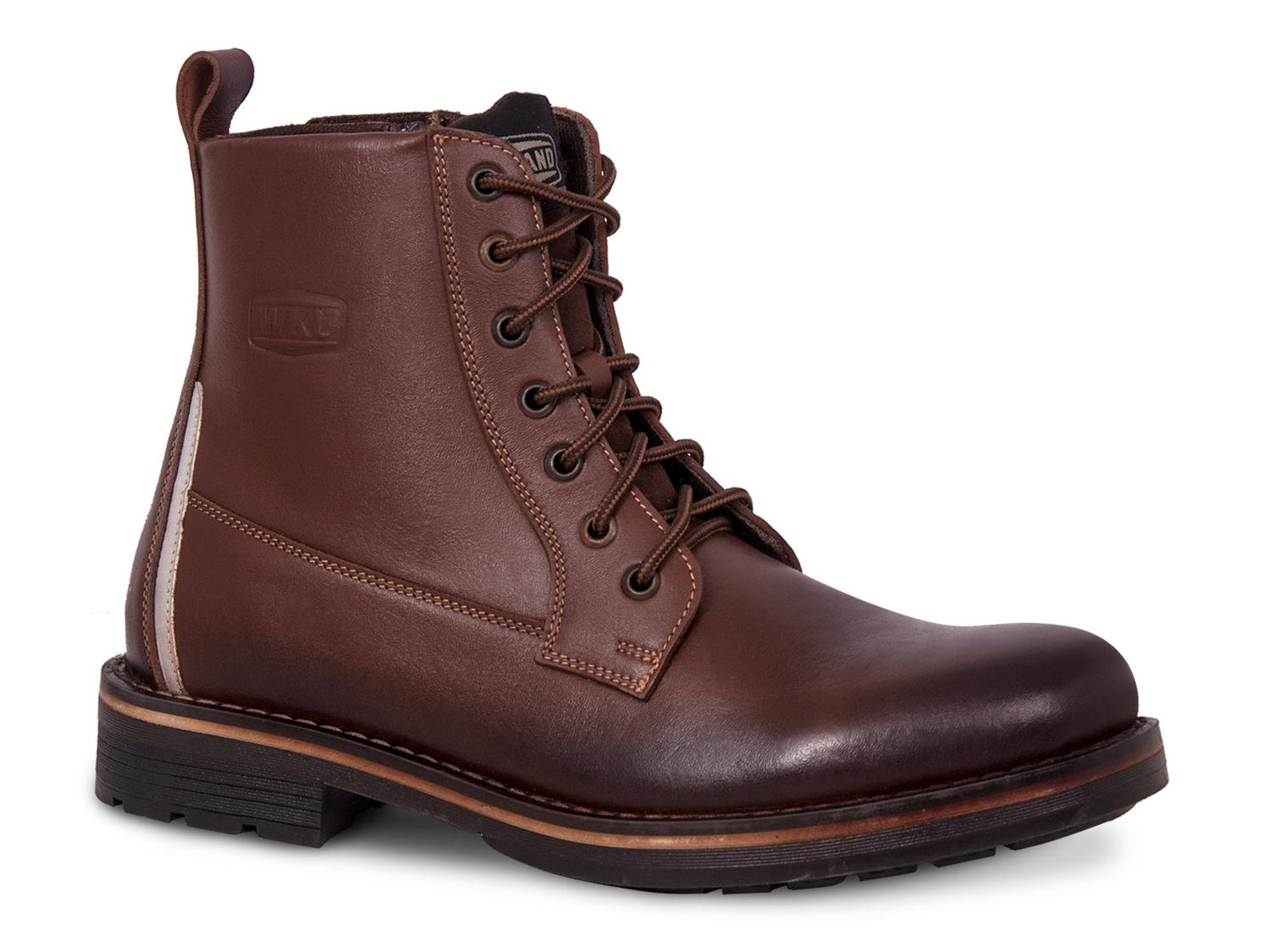 Bota Hombre Moto Biker Casual Workland 89505 Cogñac Cloud — imagen 1