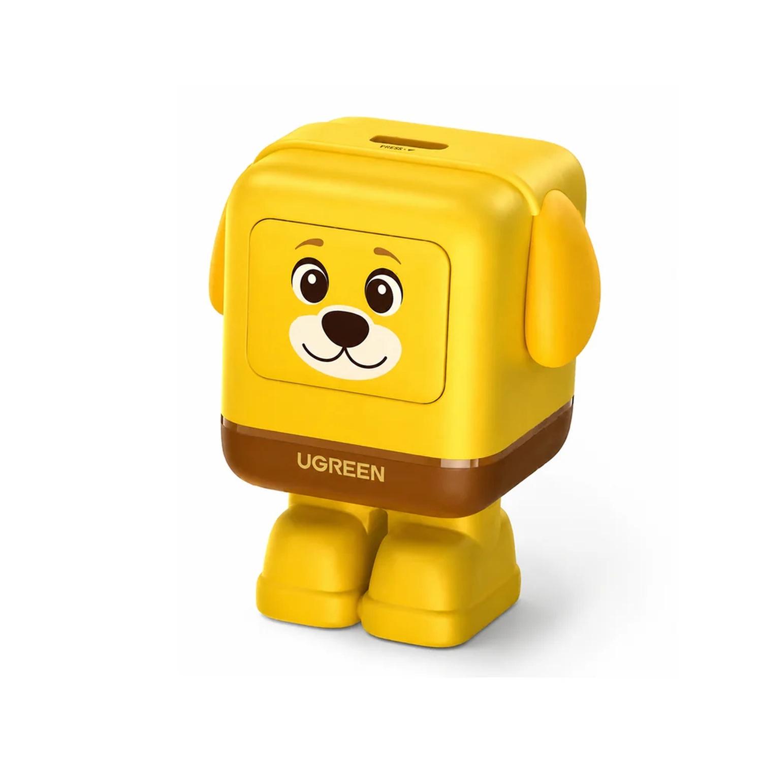 Cargador Ugreen Uno Mini Robot GaN 30W USB-C Carga Rápida Diseño Perrito — imagen 5