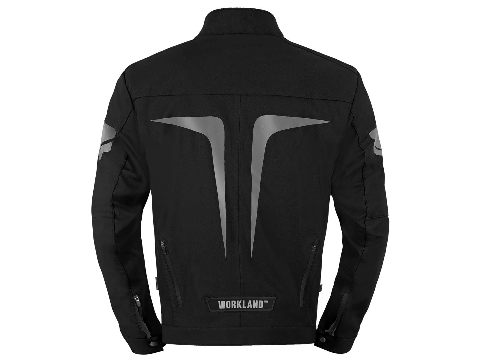 Chamarra Moto hombre Impermeable protectores Reflejante WKL — imagen 13