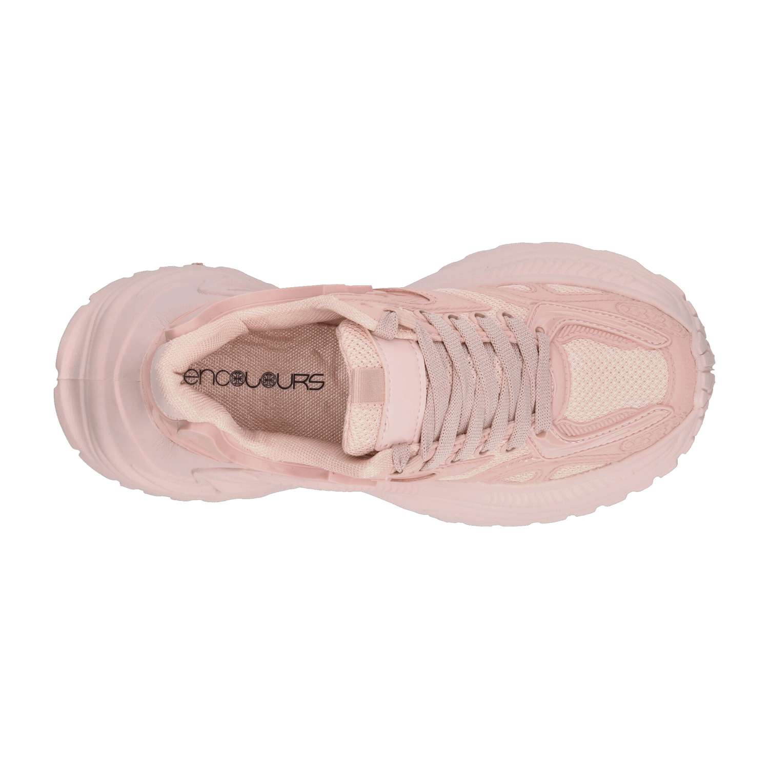 Tenis Ten Colors Dama Rosa Casual Plataforma Para Mujer — imagen 9