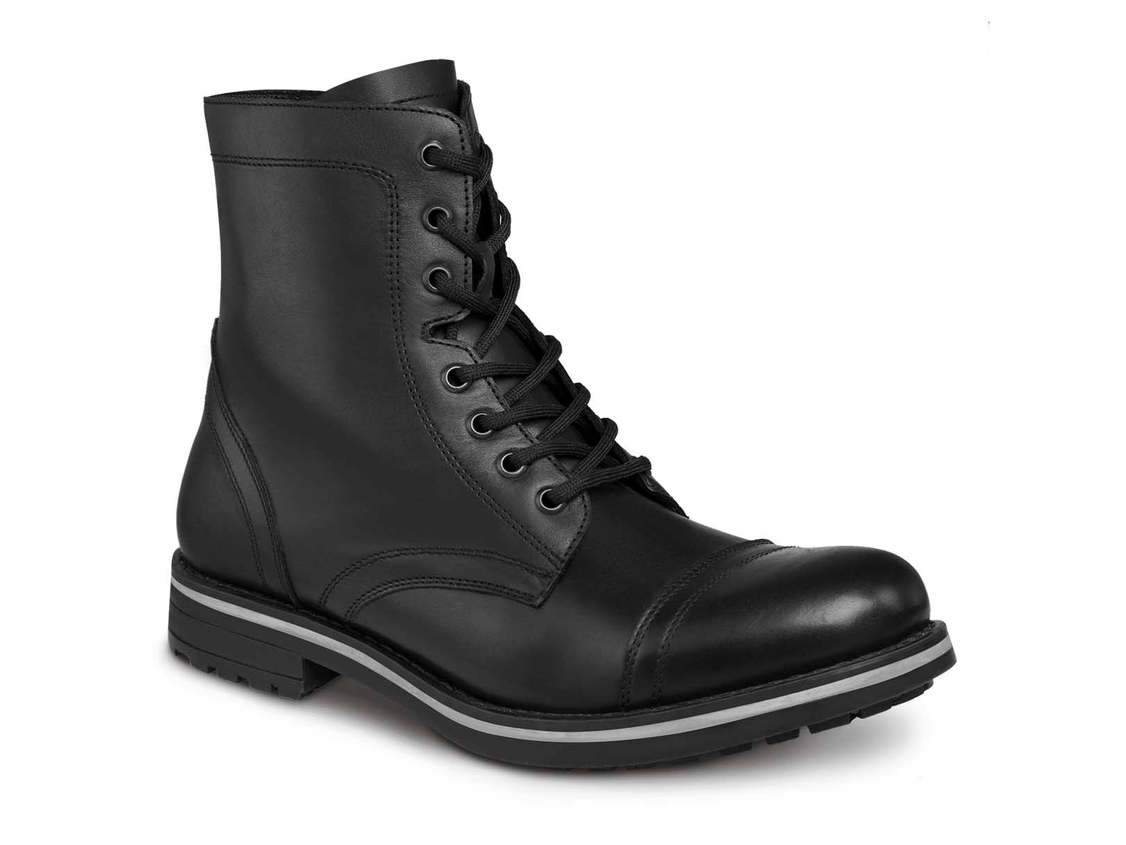Bota hombre casual botín chelsea biker Workland 89725 negro — imagen 6