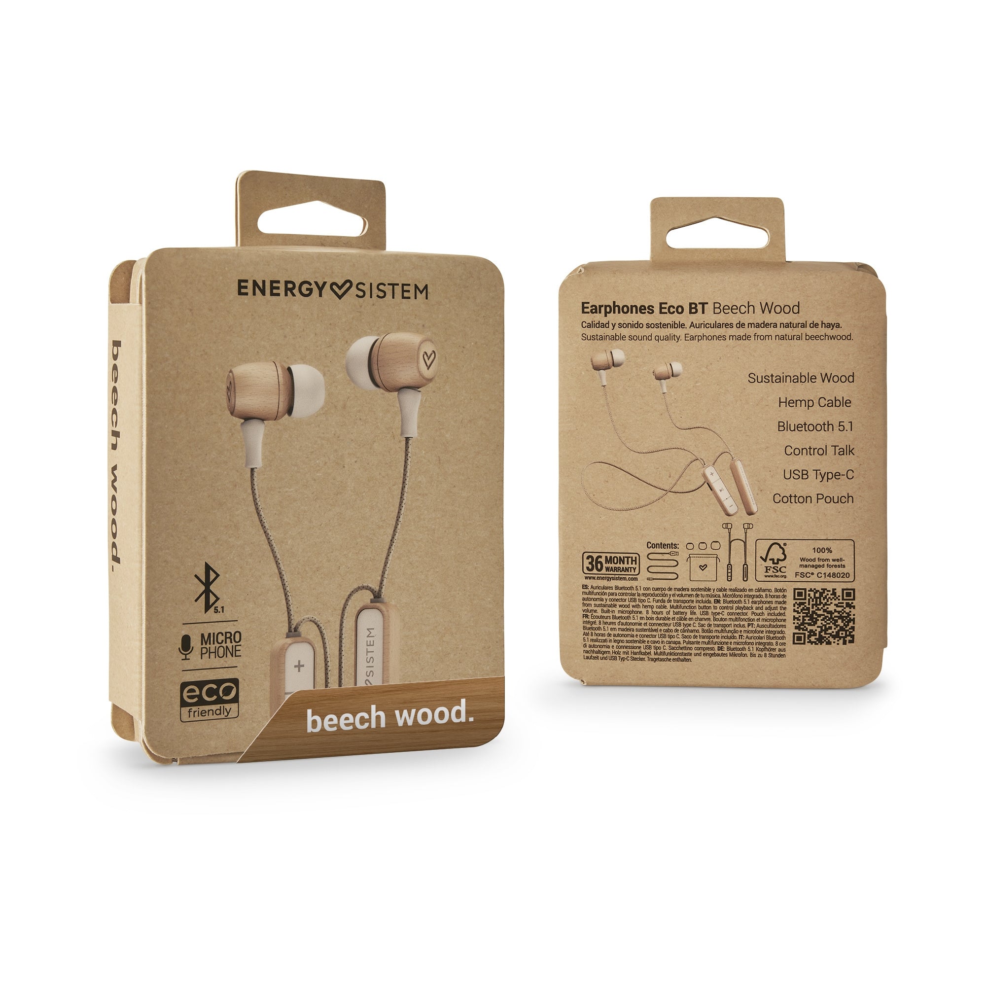 Combo Ecológico: Mochila materiales Reciclados + Audífono Inalámbrico In-ear Energy Sistem Eco — imagen 13