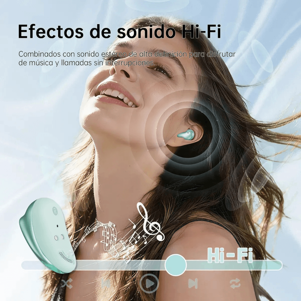 G-Tide Bean 1 Auriculares Bluetooth 5.3, Micrófono, Control Táctil y Resistencia al Sudor — imagen 8