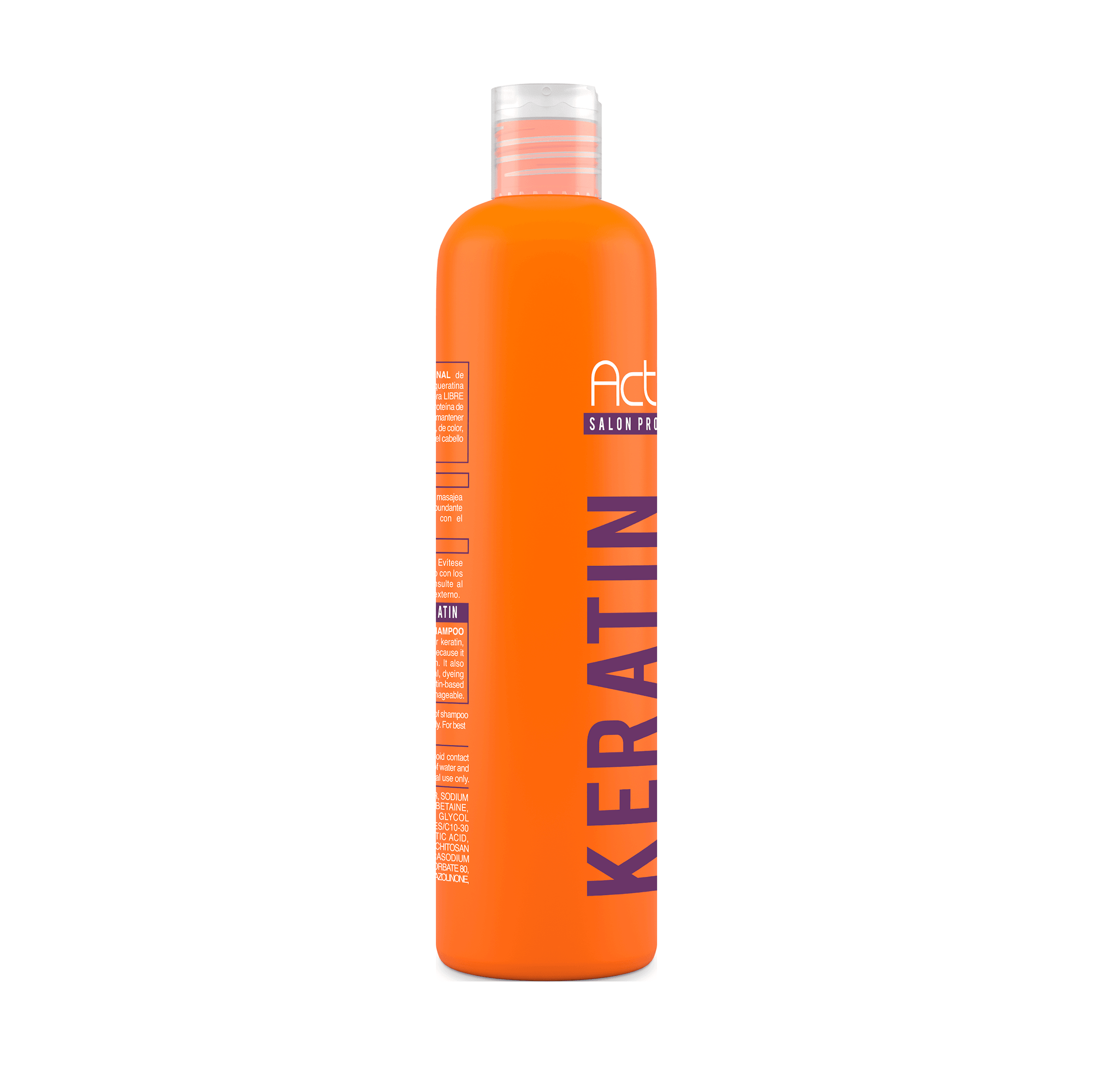 Shampoo Activee Professional Keratin Tecnologia para cuidado Intensivo de Cabello Quimicamente tratado Libre de Sal — imagen 7