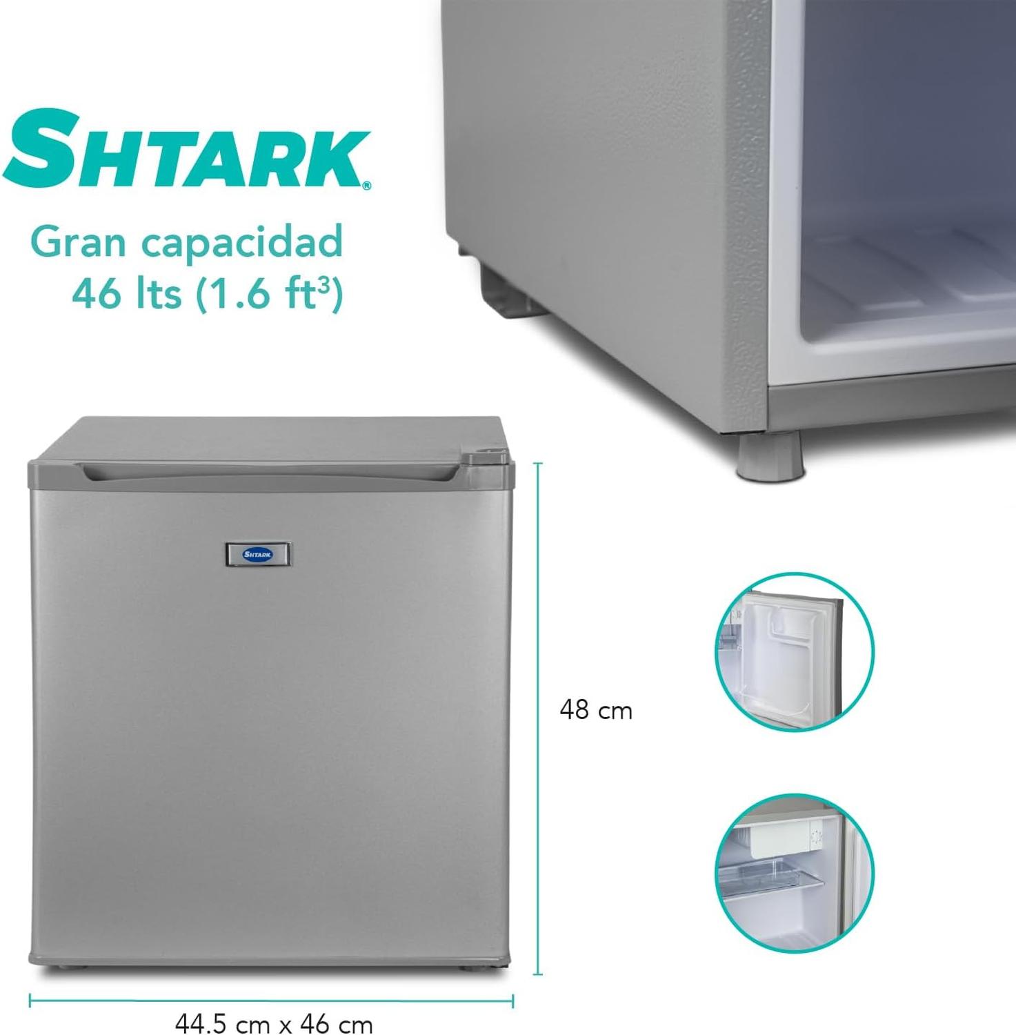 FRIGOBAR CUORY SHTF46LP 1.6 PIES DE 46L 127V PLATA — imagen 5