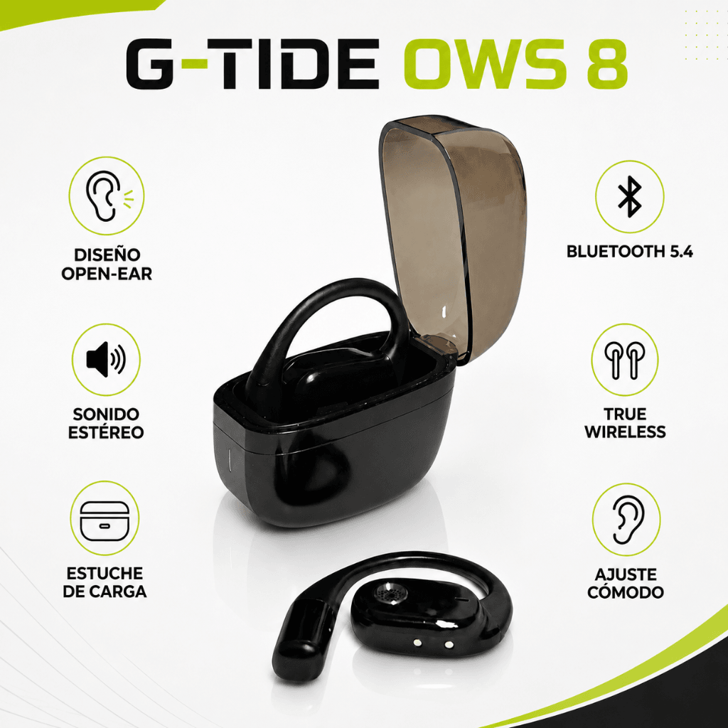 Smartwatch Microwear S11 + Audífonos G‑Tide OWS8 — imagen 4