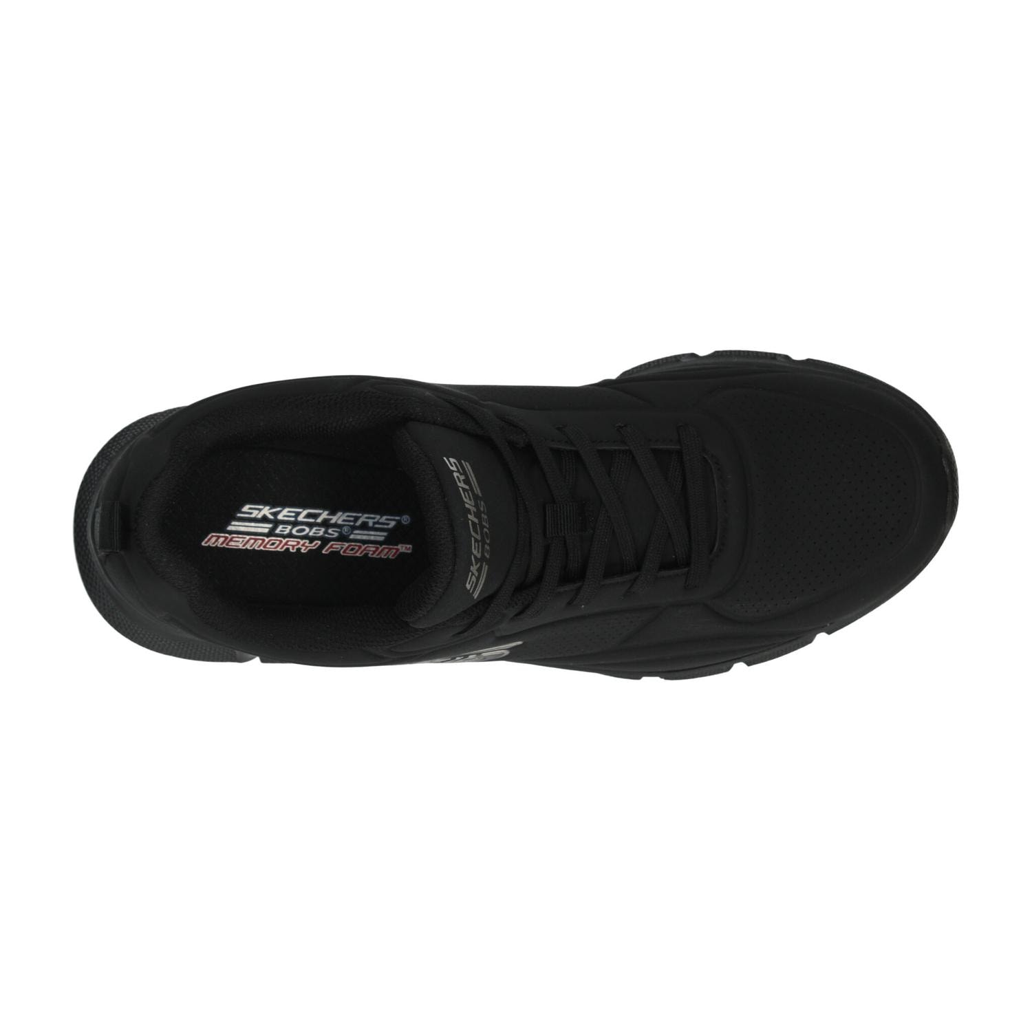 Tenis Skechers Bobs Sport Hombre Casual Negro Caballero — imagen 8