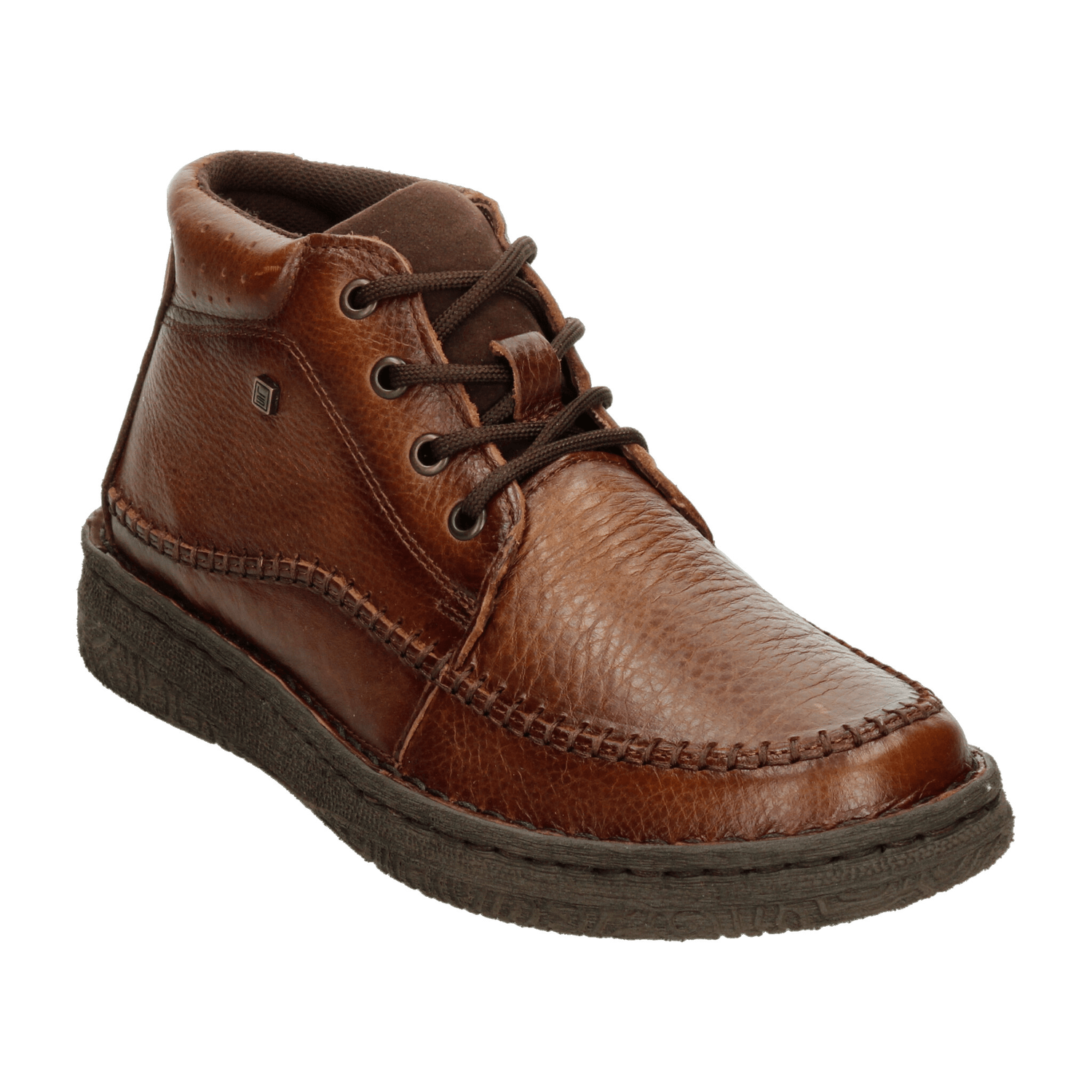 Bota Lobo Solo Hombre Casual Cintas Artesanal Cómodo Café Caballero — imagen 4