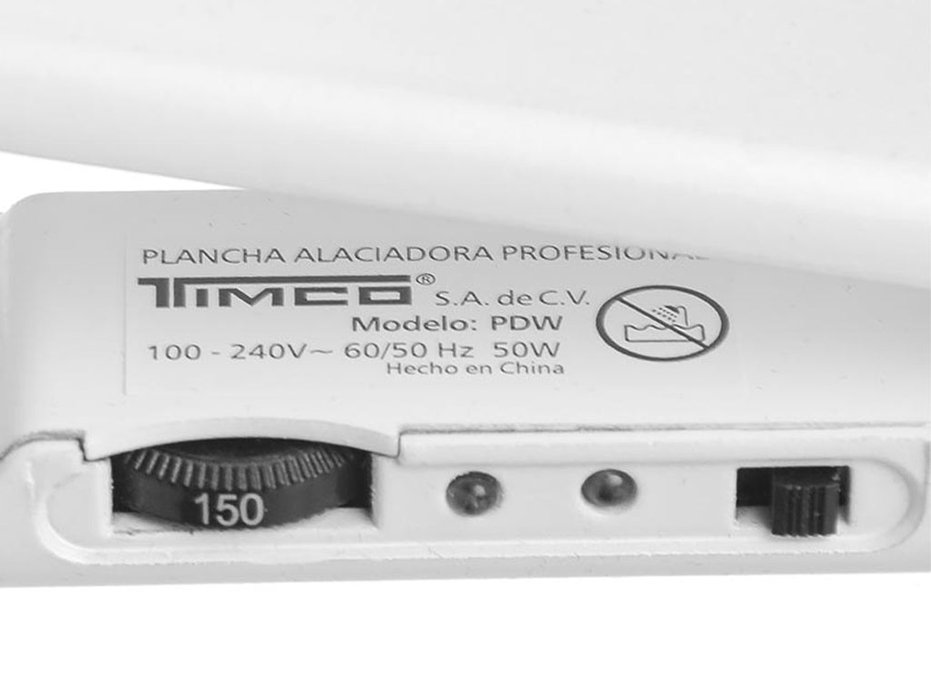 Plancha Alaciadora de Cabello Humedo o Seco WET&DRY Cerámica Timco — imagen 4