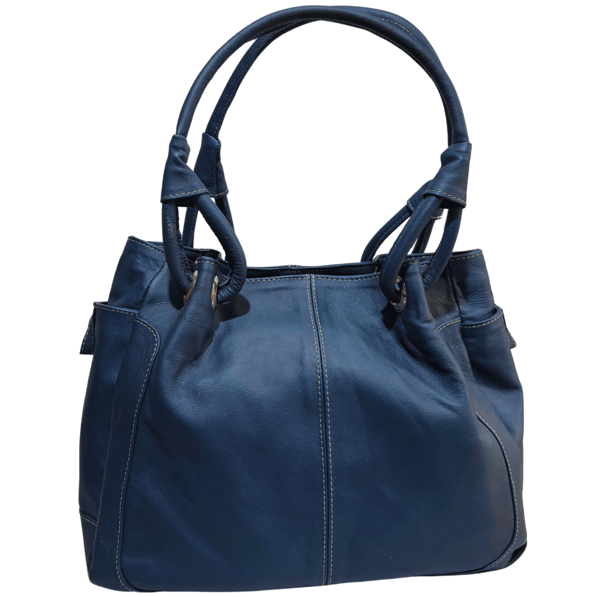 Bolsa De Piel Cuero Genuino Para Mujer Tendencia De Moda Ale — imagen 19