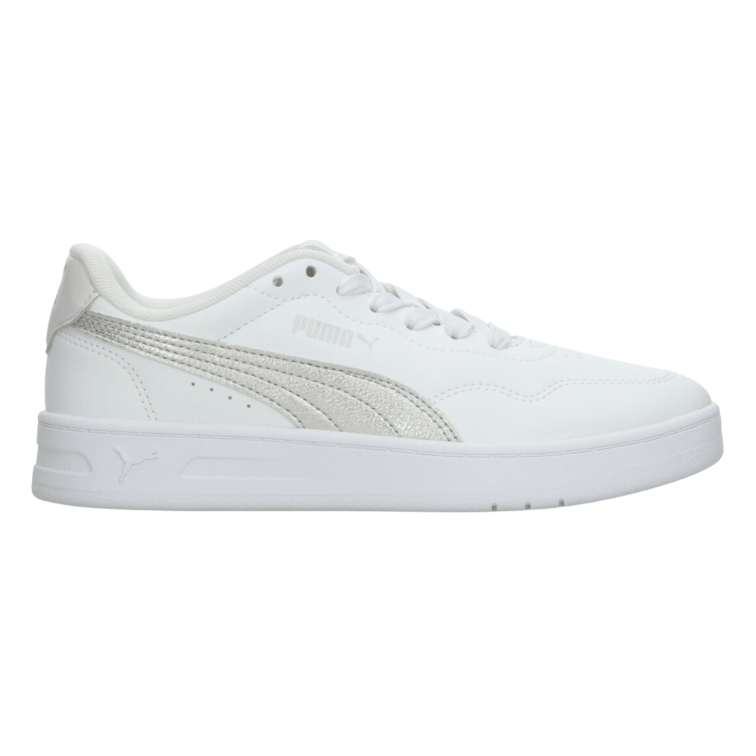 Tenis Puma Court Lally Dama Casual Plateado Mujer — imagen 1