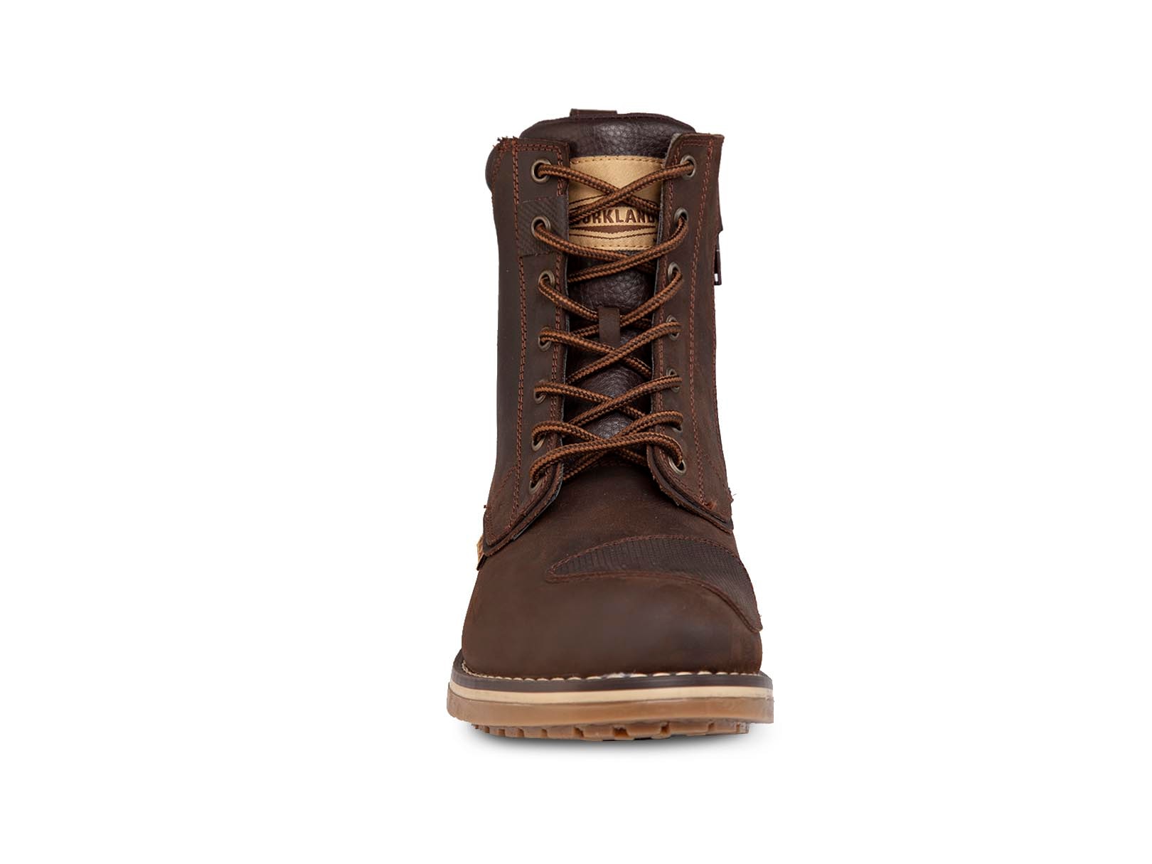 Bota hombre Moto Botin Trabajo biker WORKLAND 89738 Café — imagen 8