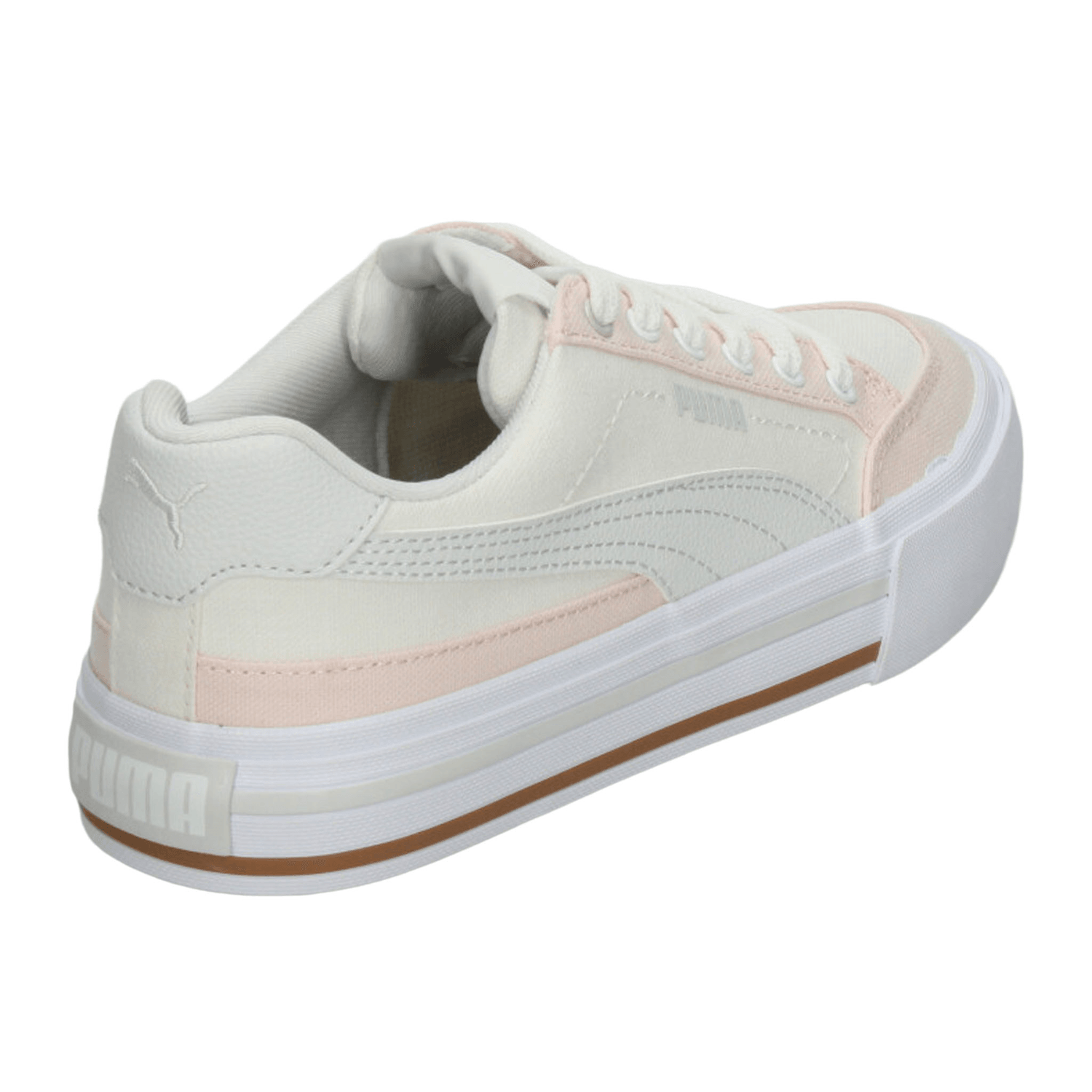 Tenis Puma Court Classic Dama Casual Off White Mujer — imagen 3