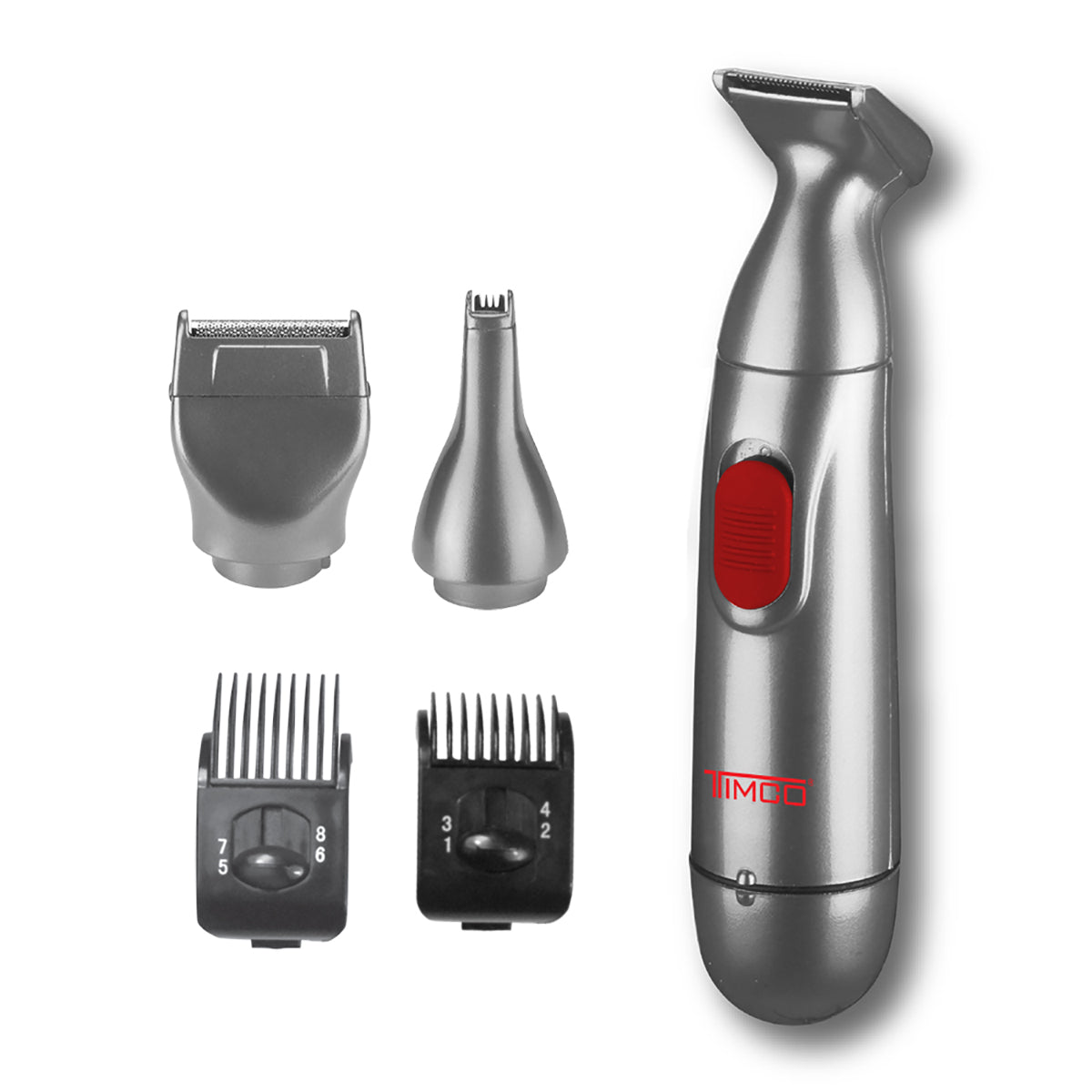 Rasuradora Terminadora Afeitadora Rostro 5 en 1 Peine Guia de Aumento Timco X-48 — imagen 2