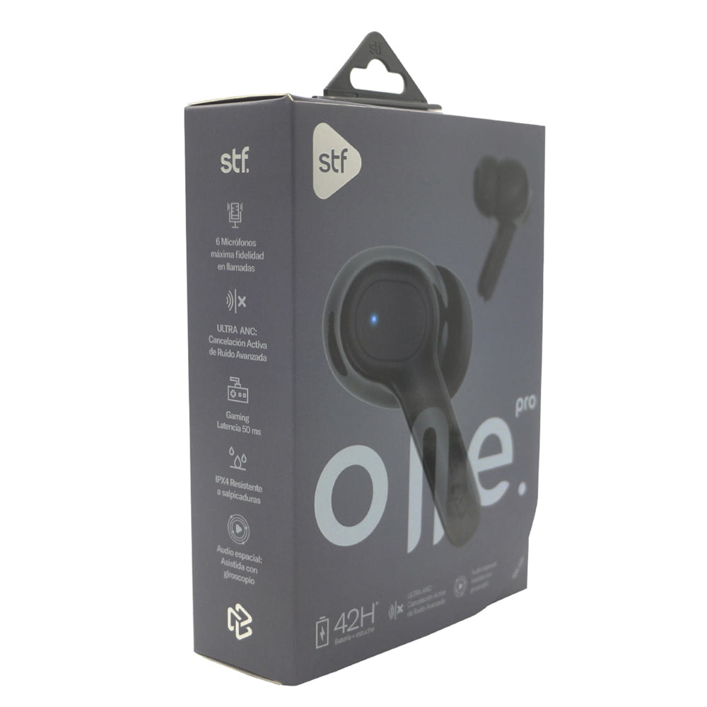 Audífonos Inalámbricos Tws One Pro STF 42hrs Uso Ultra ANC 6 Micrófonos Protección IPX4 — imagen 13