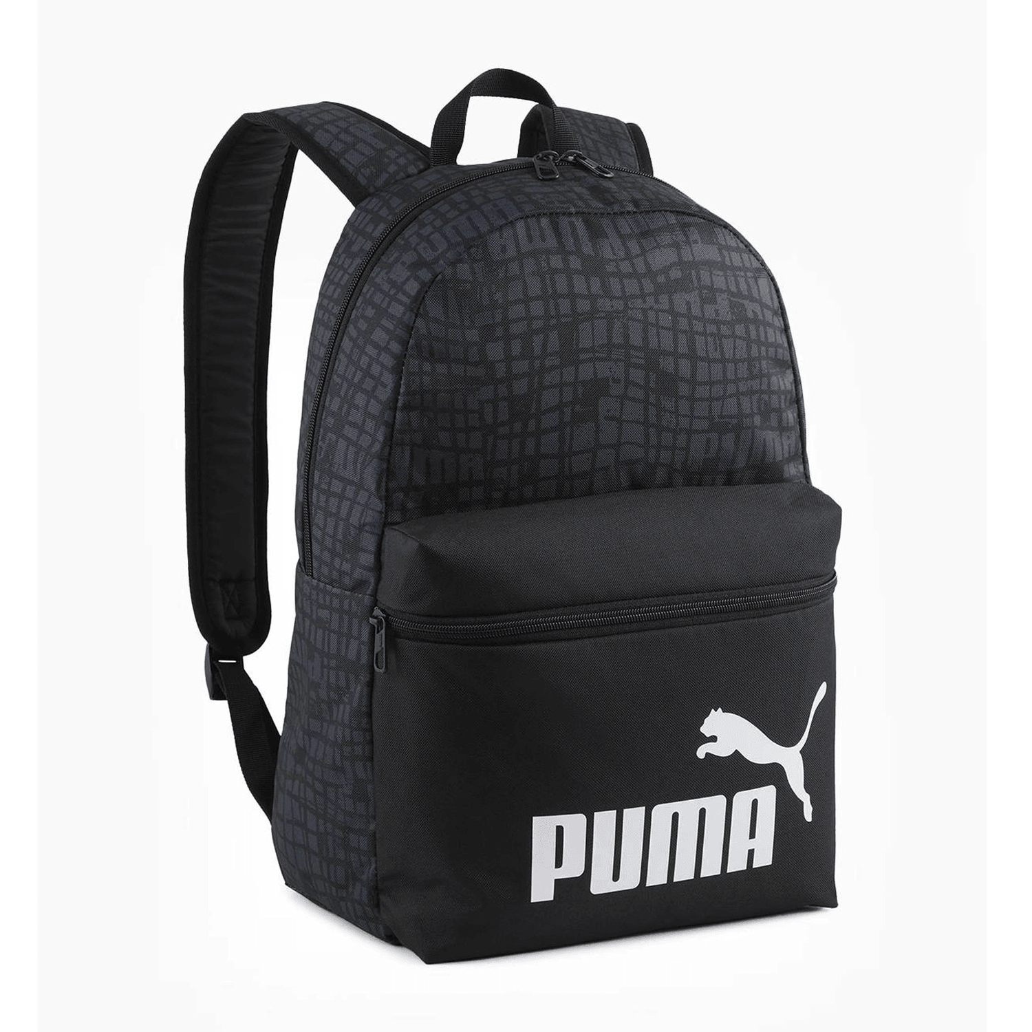 Mochila Hombre Puma Phase Negro Escolar Bolsillo lateral Caballero 20L — imagen 2