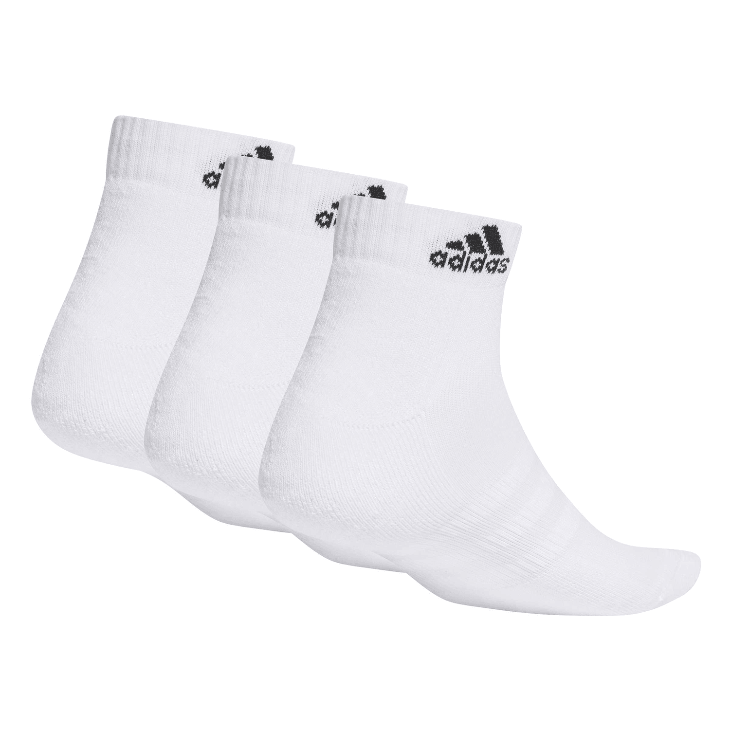 Calcetines Adidas Sportswear Tobillo 3 Pares Blanco Unisex — imagen 2