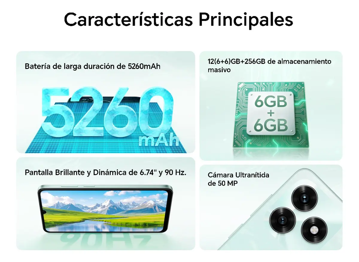 Celular Honor X5c Plus 4 RAM + 256 GB — imagen 6