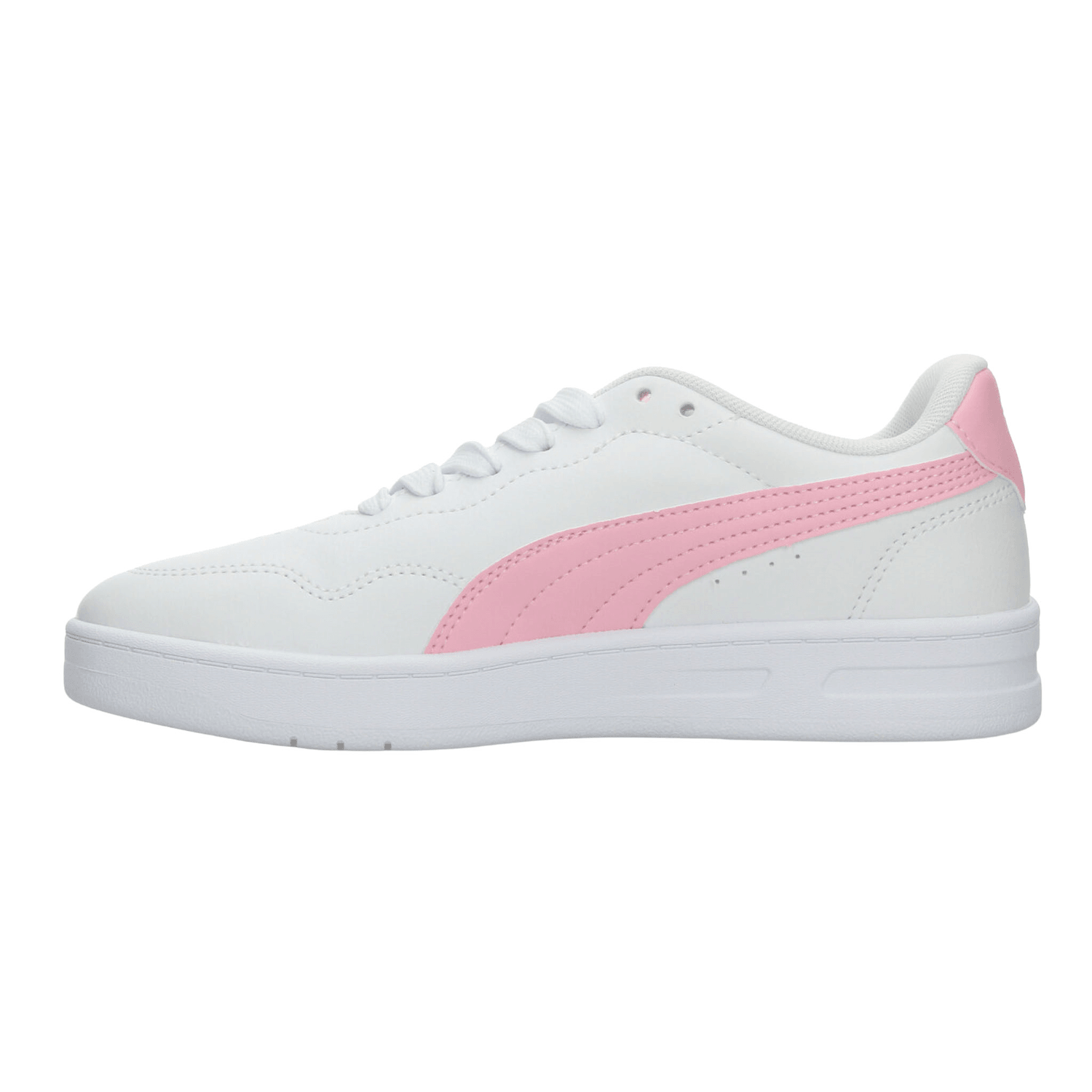 Tenis Puma Court Classic Clean Niña Blanco Casual Infantil T22-26 — imagen 6