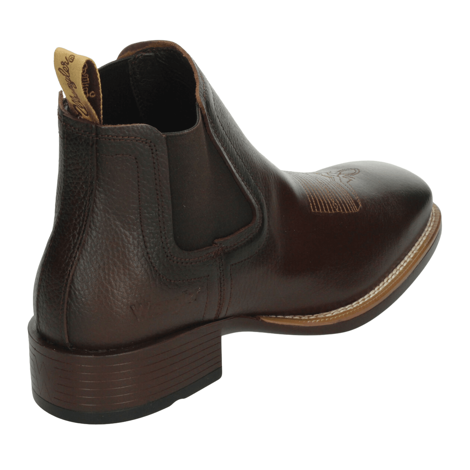 Bota Wrangler Hombre Café Casual Slip On Caballero — imagen 4