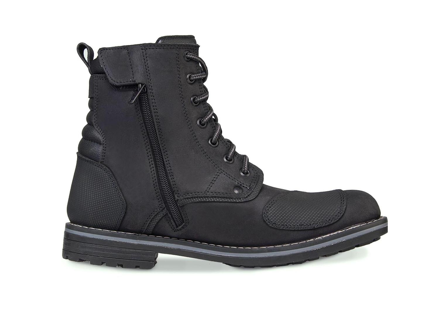 Bota hombre Moto Botin Trabajo biker WORKLAND 89738 Negro — imagen 5