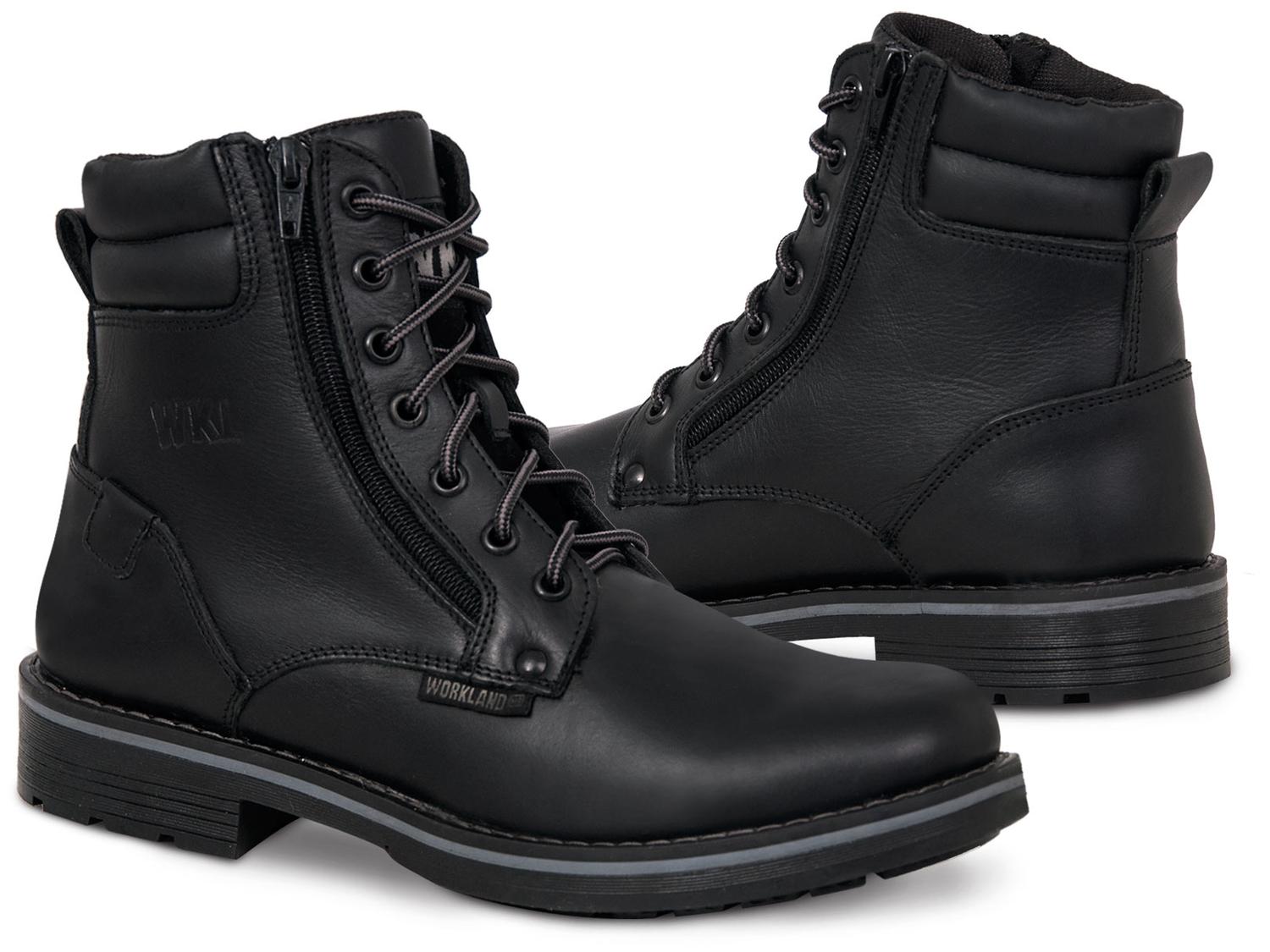 Bota Hombre Moto Biker Casual Workland 89503 Negro Cloud — imagen 2