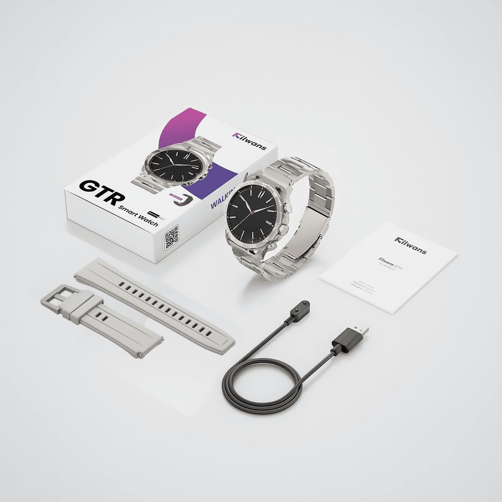 Smartwatch Filwans GTR Plata + Audifonos SABALA ST-764 — imagen 7