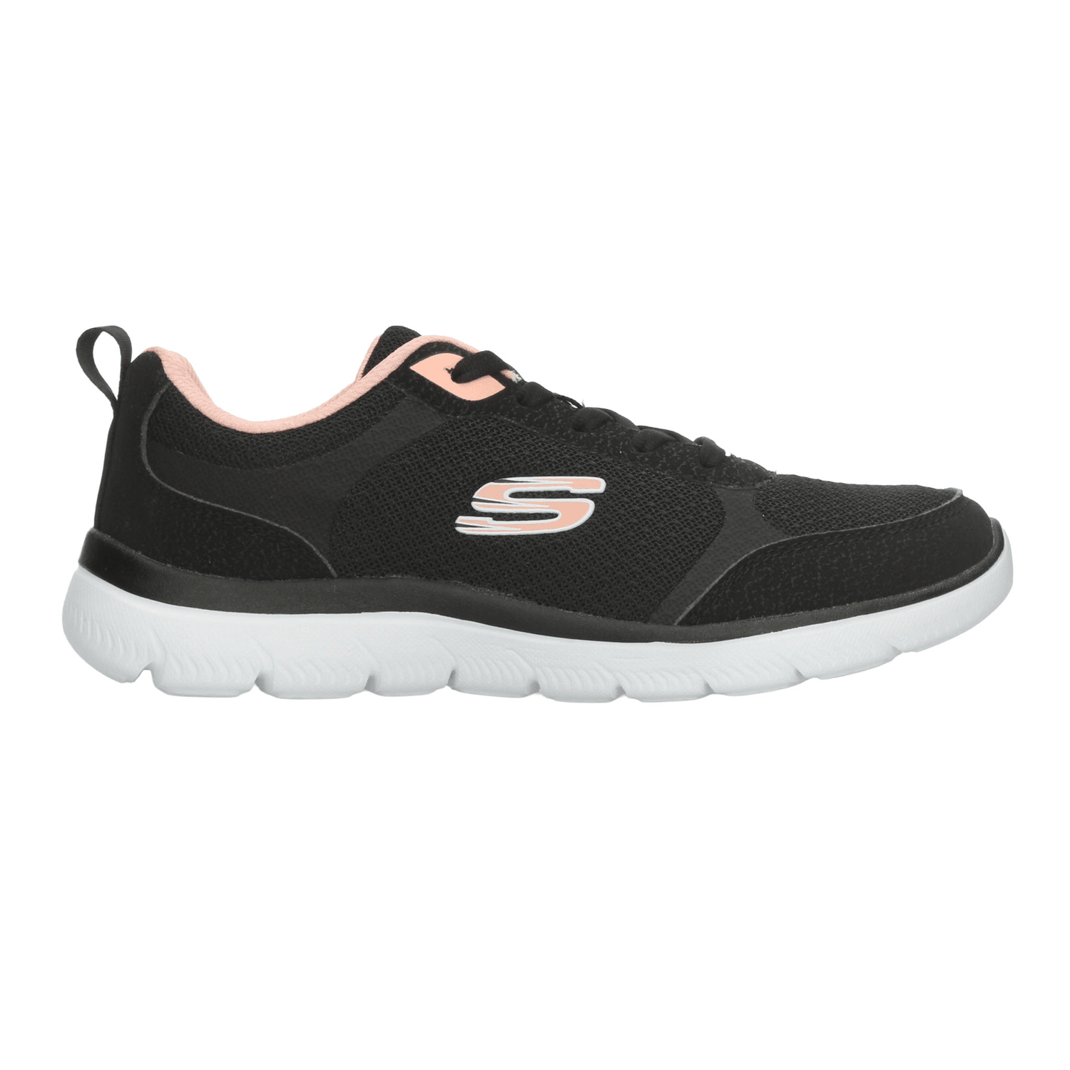 Tenis Dama Skechers Summits Negro Deportivo Cintas Mujer — imagen 2