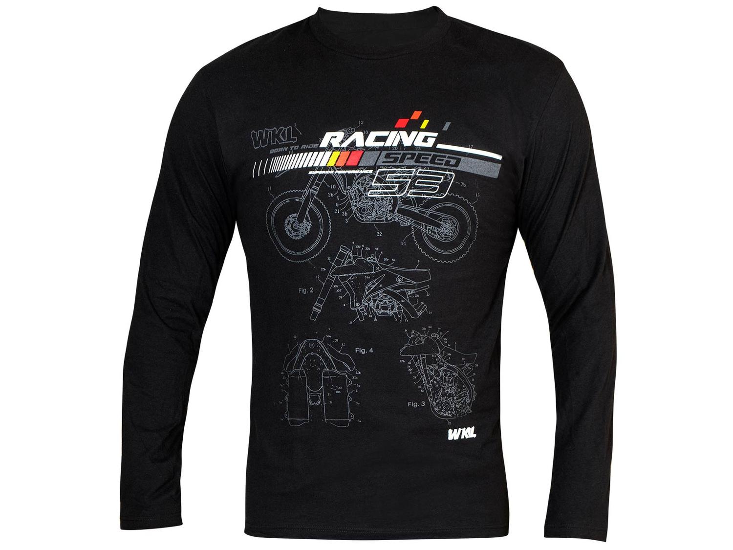 Playera WKL para hombre manga larga WPBL 001 — imagen 1