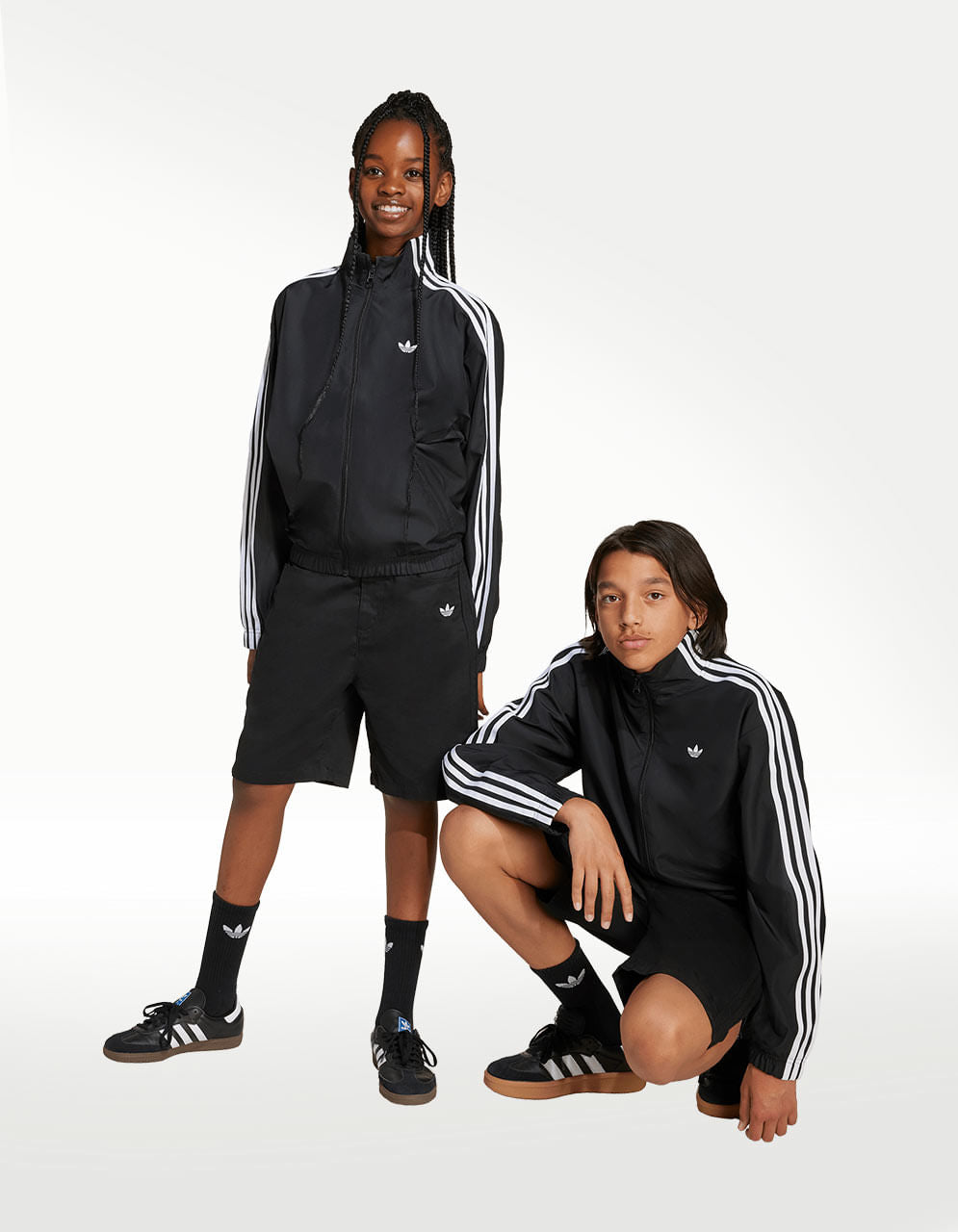 Short Adidas Twill Negro - Niño — imagen 2
