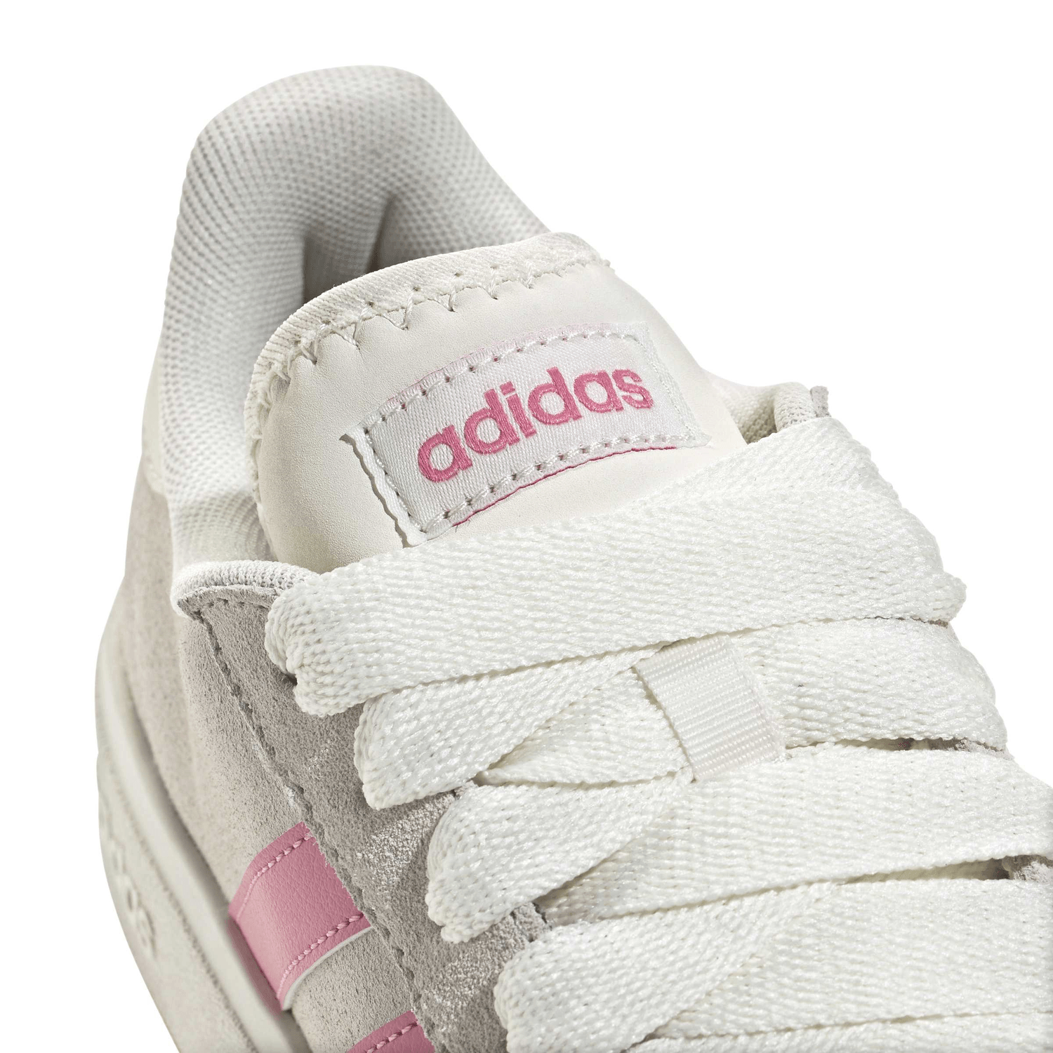 Tenis Dama Adidas Grand Court Gris Casual Mujer — imagen 6