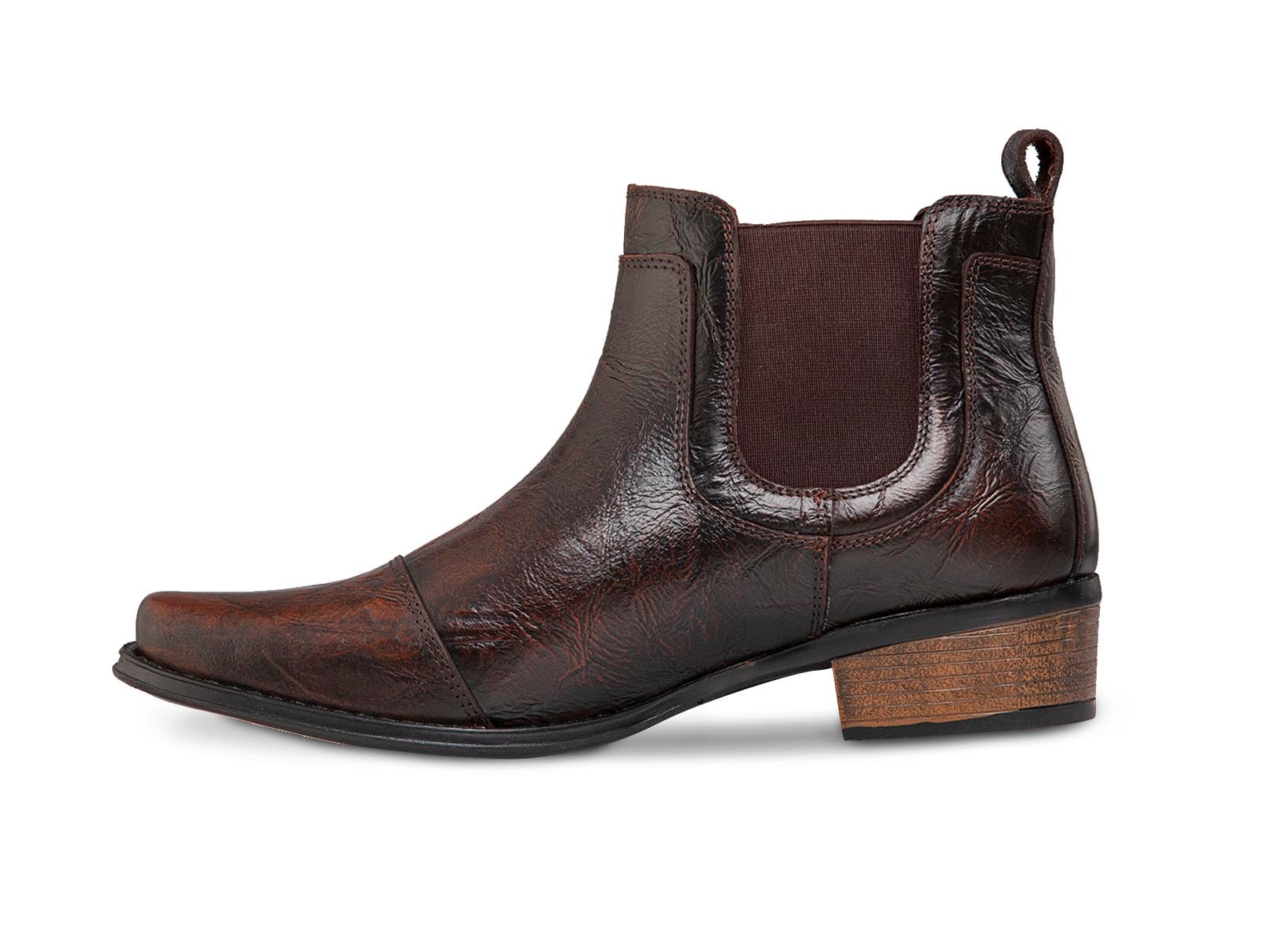 Botín Hombre Bota Vaquera Casual Urban Cowboy 40706 café — imagen 9