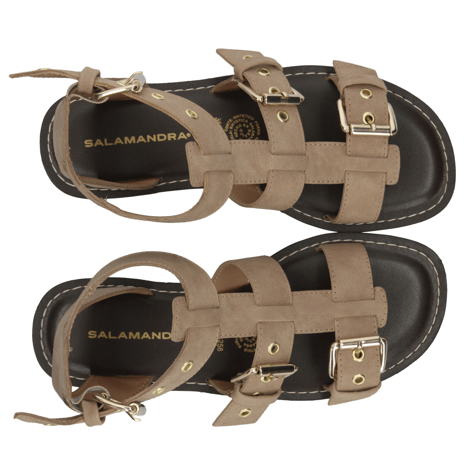 Sandalias Salamandra Dama Café Casual Para Mujer — imagen 11