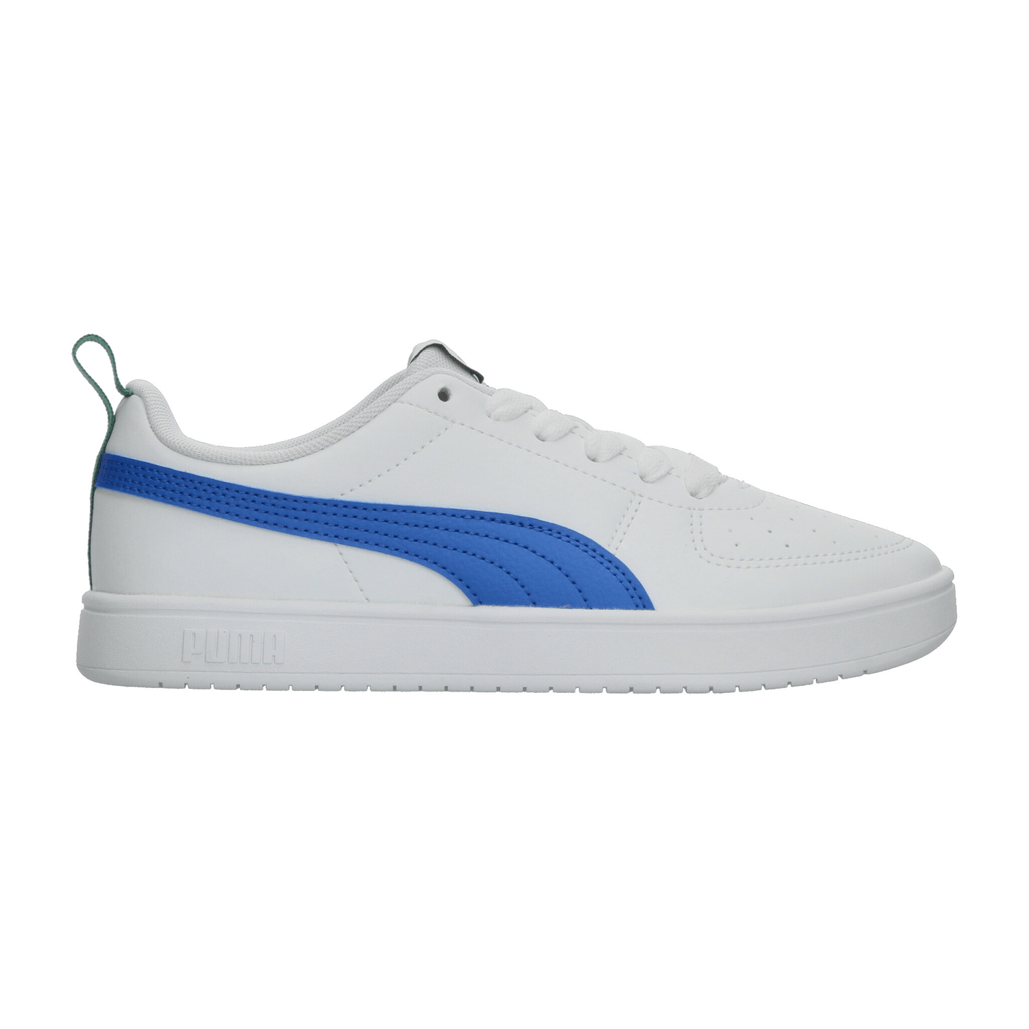 Tenis Puma Rickie Jr. Niño Blanco Azul Casual Hombre Jr. T22-25 — imagen 2