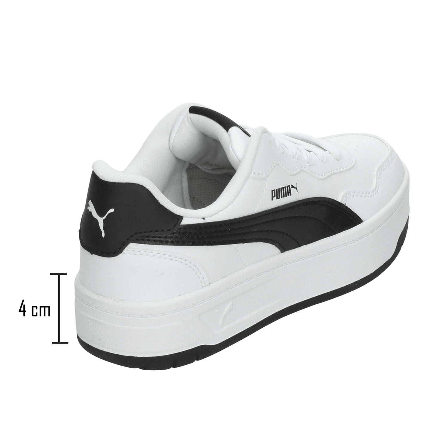 Tenis Puma Court Lally Skye Dama Casual Cintas Blanco Mujer — imagen 12