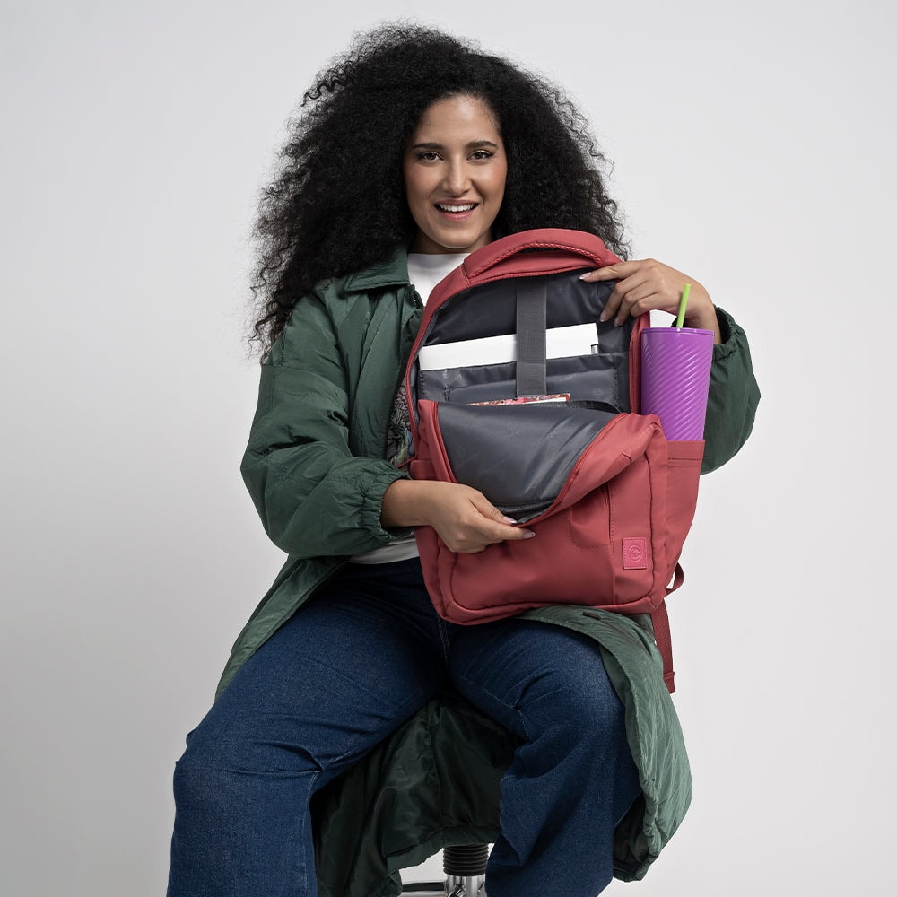 Mochila para laptop CoolCapital Yuba 15.6" pulgadas Coral — imagen 14