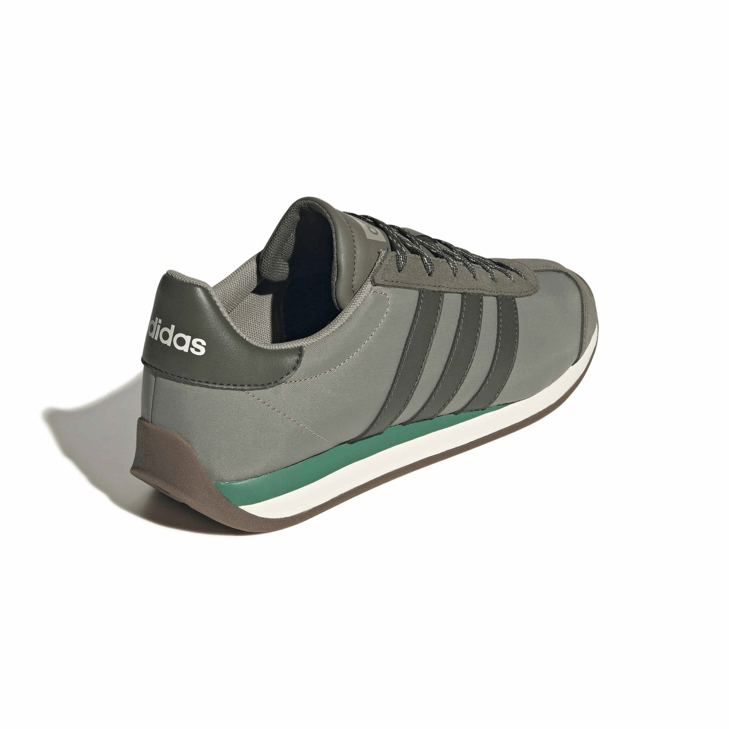 Tenis Adidas Runvista Hombre Verde Casual Cintas Caballero — imagen 3